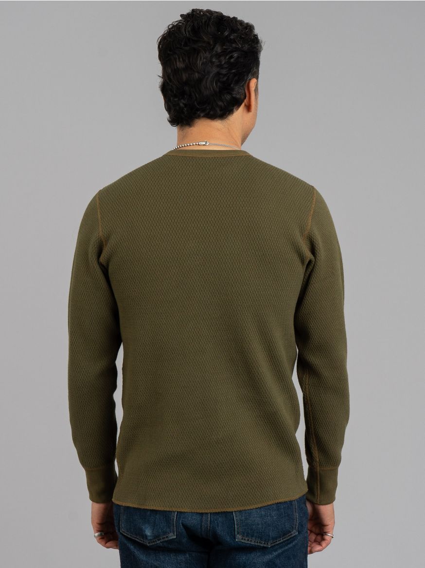 The Real McCoy's U.S. Army Military Thermal Shirt - Olive