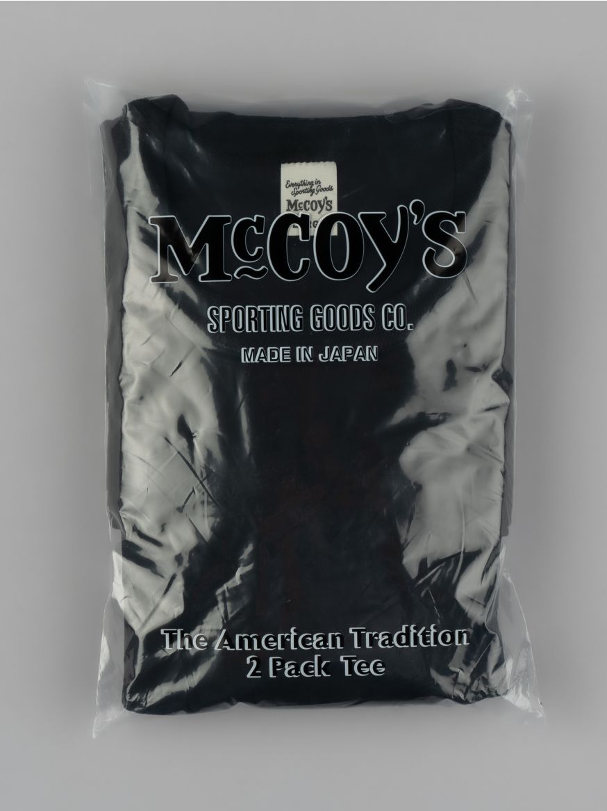 The Real McCoy’s 2 Pack T-Shirt - Black