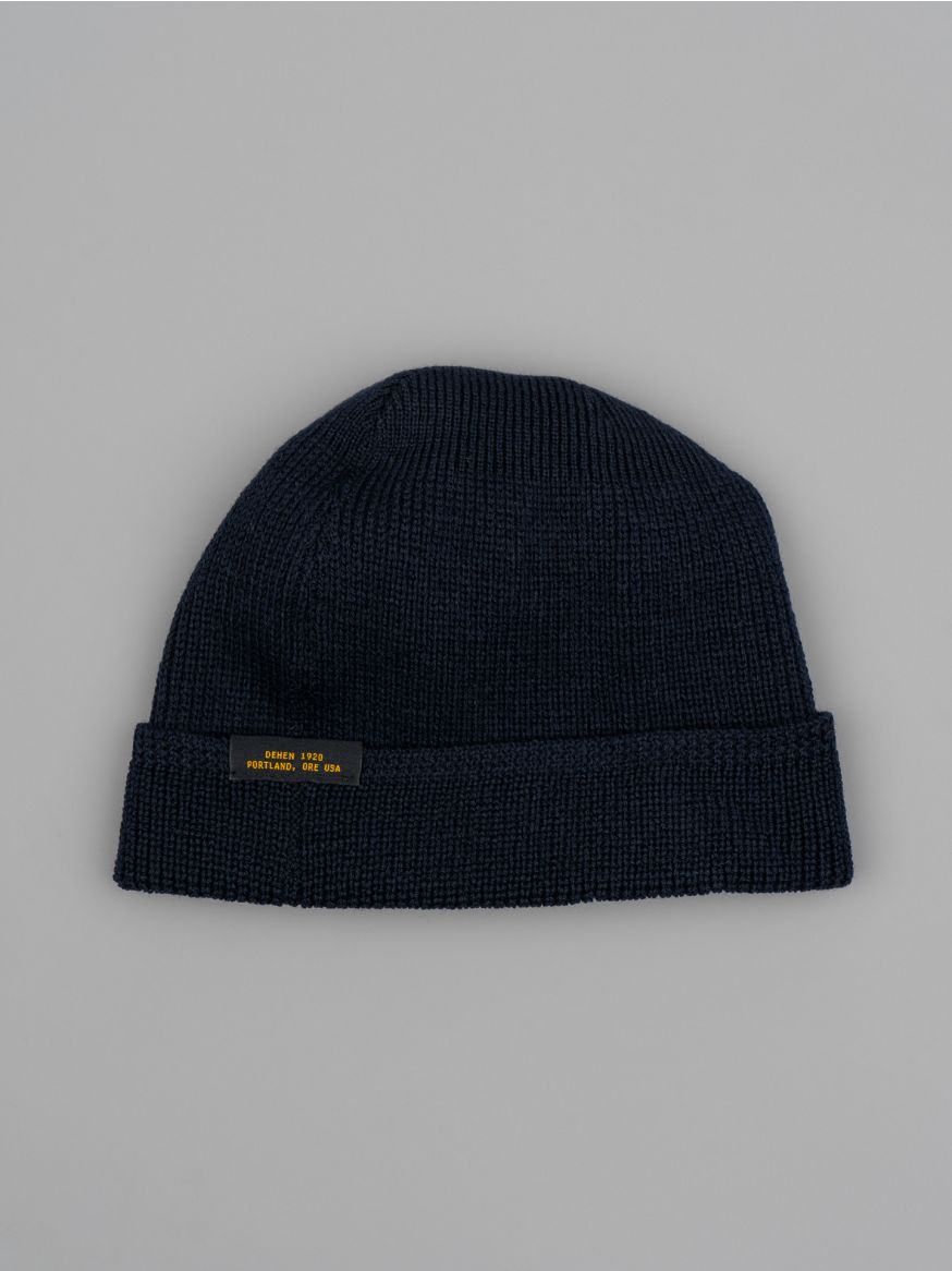 Dehen Wool Knit Watch Cap - Dark Navy