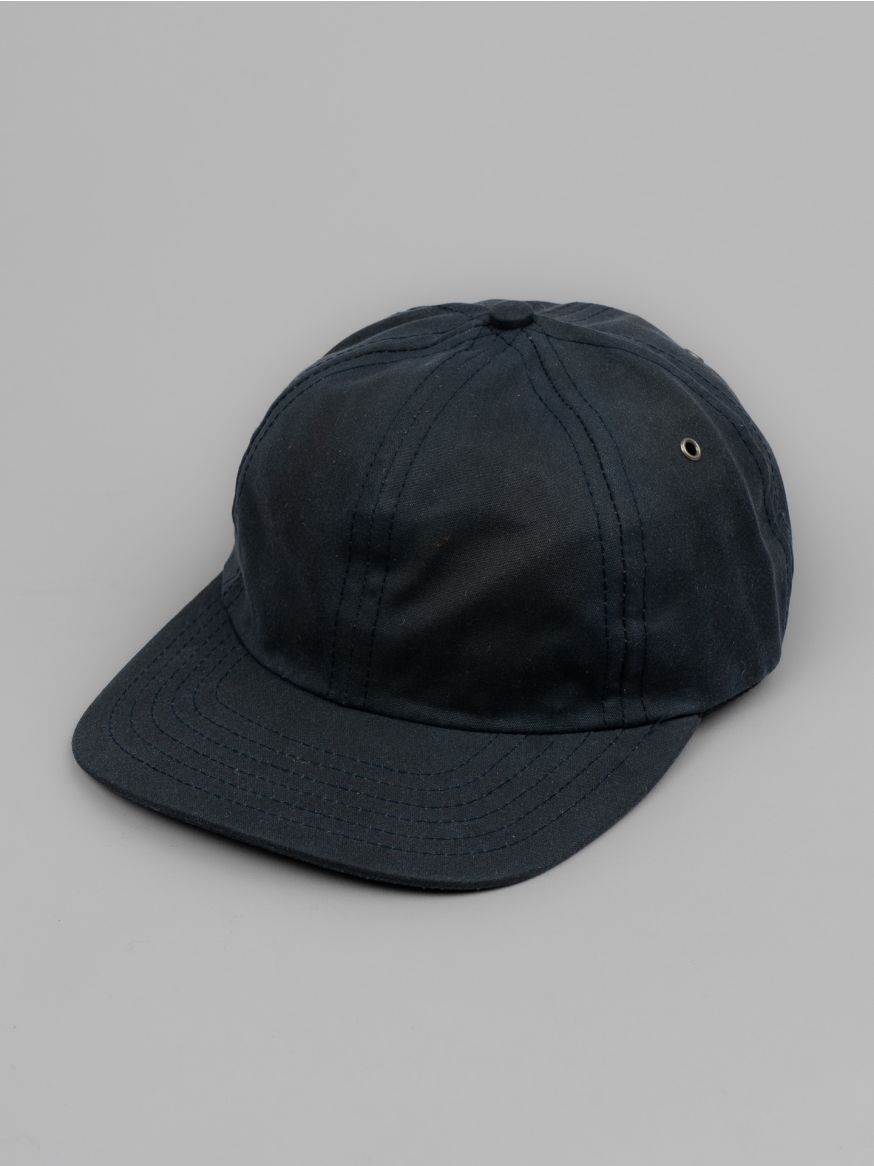 Dehen Waxed Baseball Hat - Dark Navy