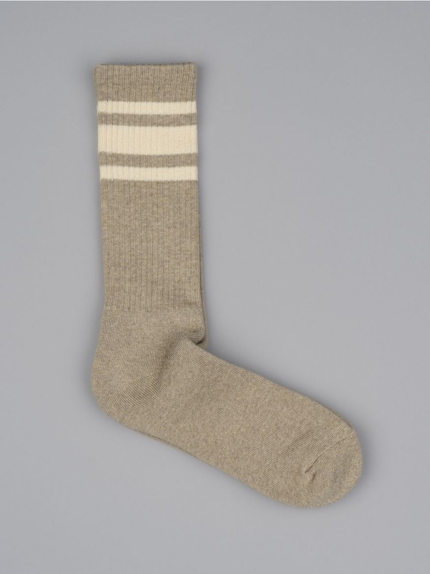 Decka Showatabé 80s Skater Organic Socks - Grey