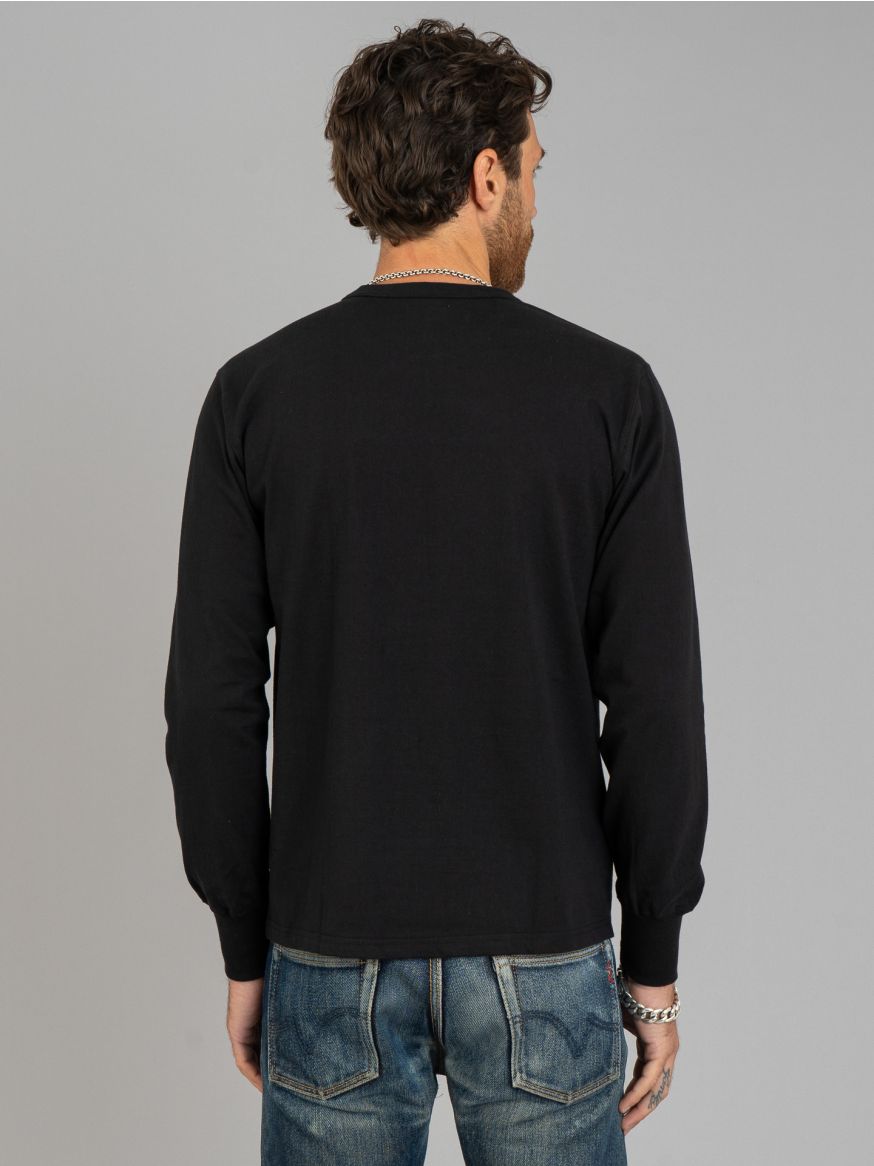 The Real McCoy’s Long Sleeve Pocket Tee - Black