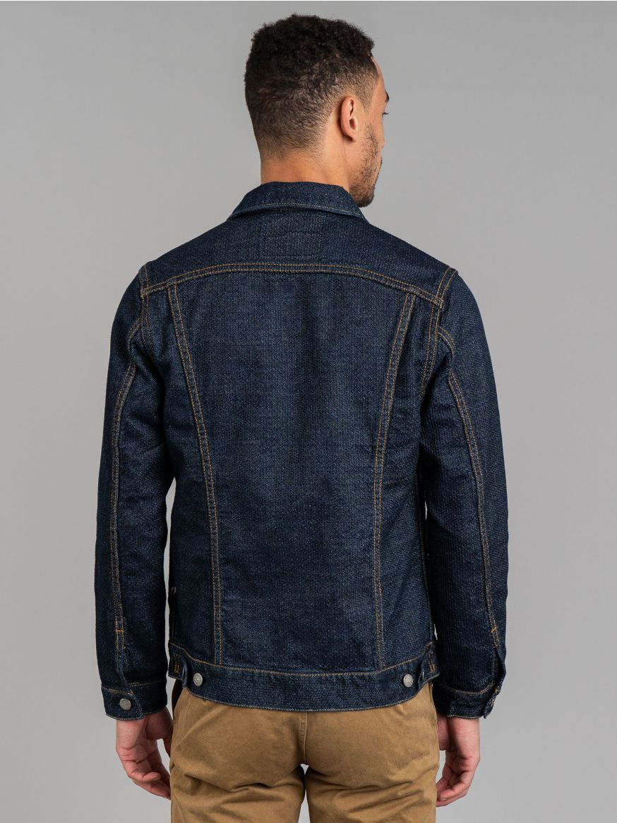 Pure Blue Japan Type III Sashiko Jacket - Double Indigo