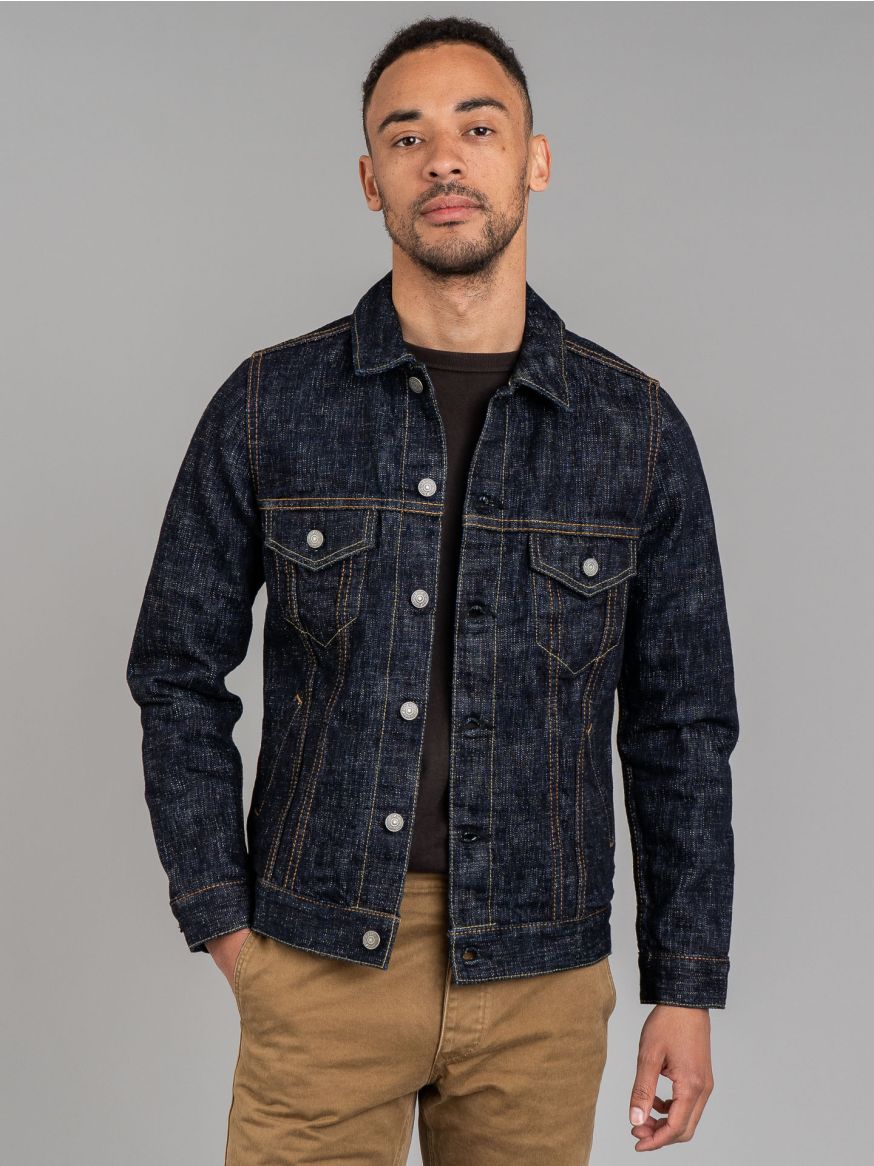 Pure Blue Japan 6112 Double Slub Denim Jacket - Type III