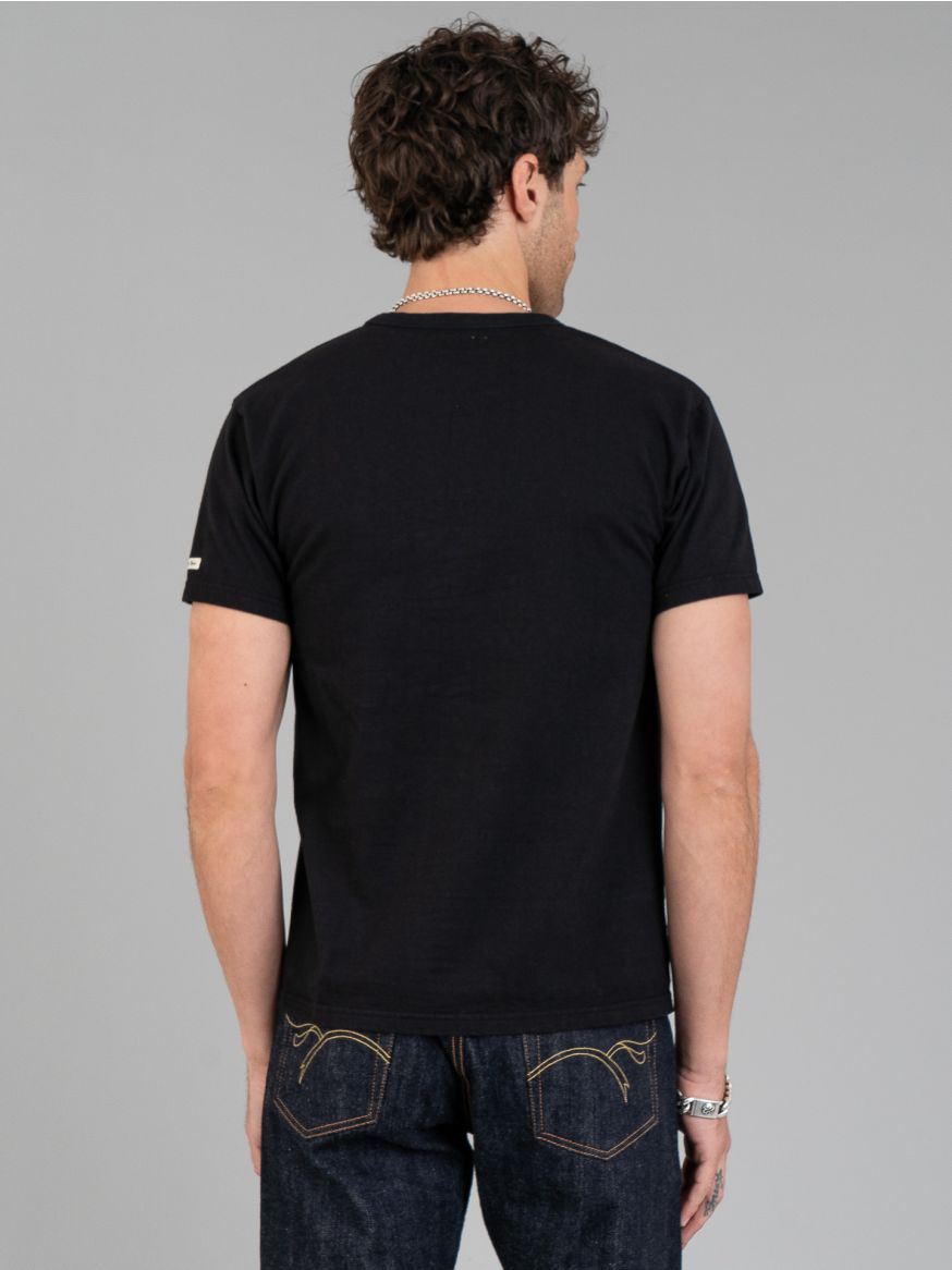 The Flat Head Plain Heavyweight T Shirt - Tonal Black