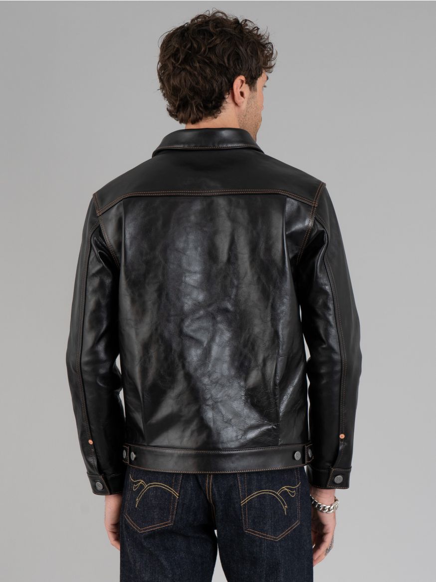 The Flat Head Horsehide '50s Type II Jacket - Black