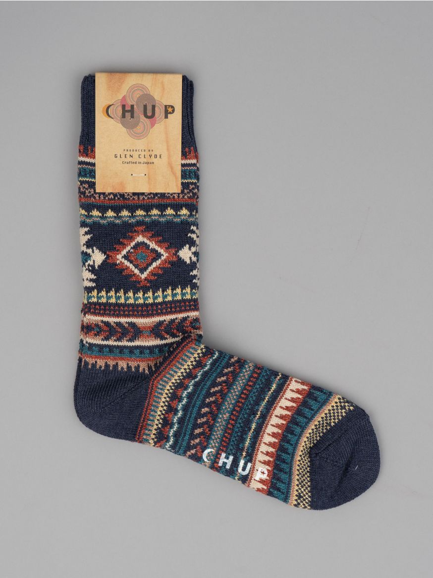 Chup Socks - Red Rock - Indigo