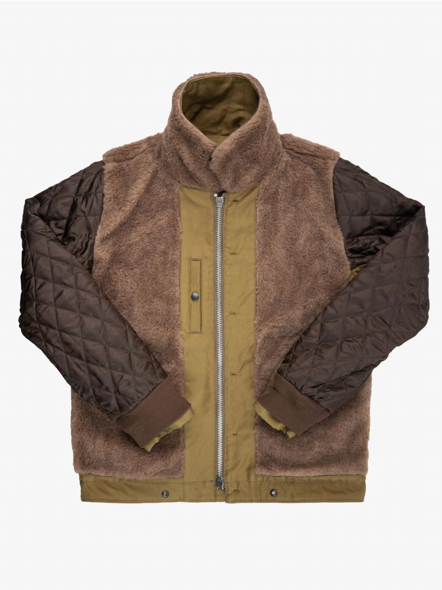 Iron Heart Whipcord N1 Deck Jacket - Khaki