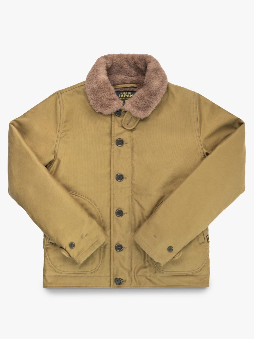 Iron Heart Whipcord N1 Deck Jacket - Khaki