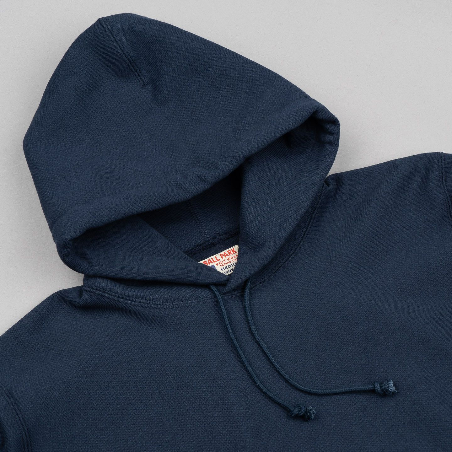 Heavyweight Hooded Sweatshirt Navy - The Real McCoy's | R&H