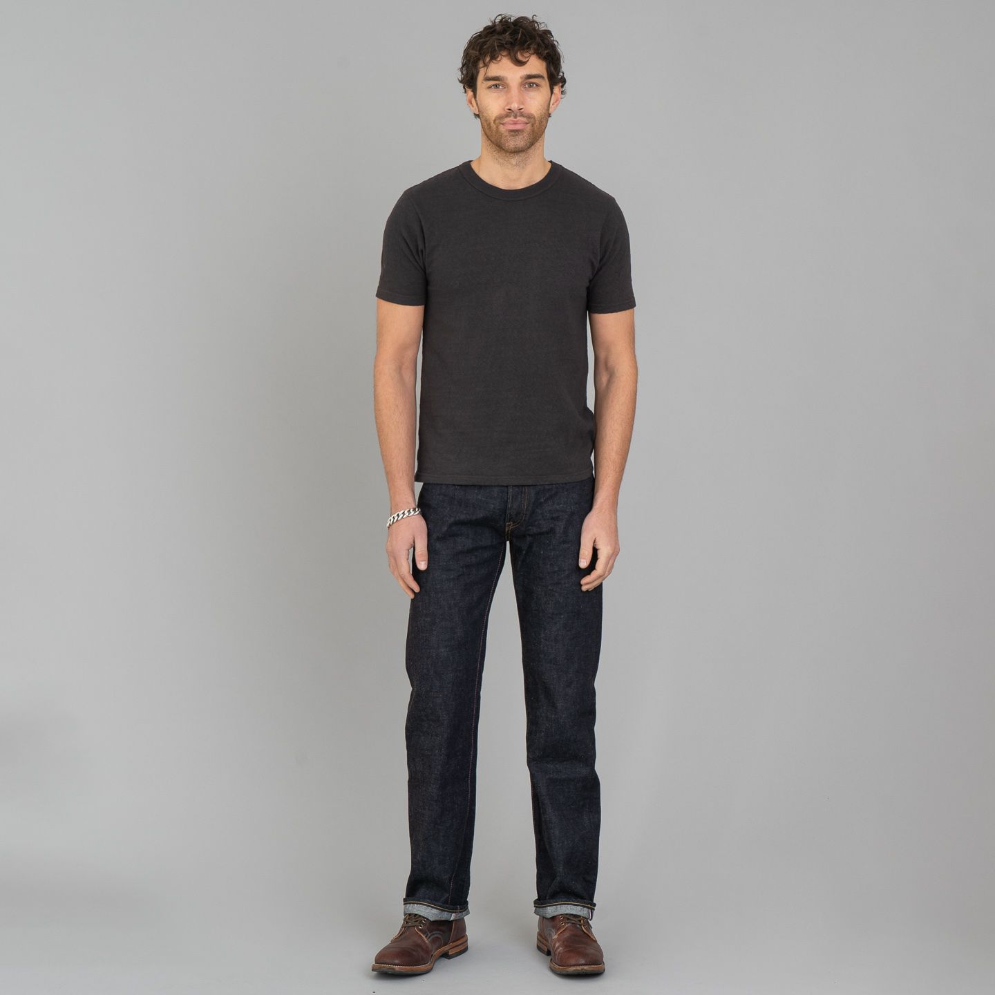 0906-13 13oz Classic Straight Indigo Jeans - Indigo Jeans | R&H