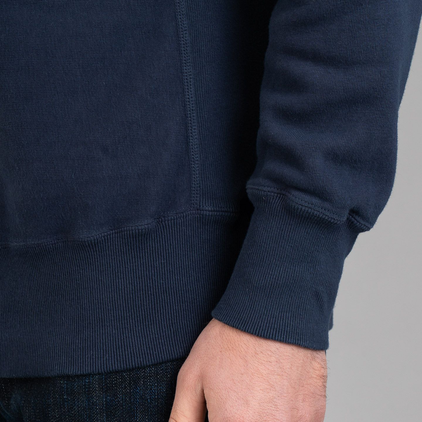 「高評価！」注目のレビュ Sweatshirt Loopwheel Ishikawa-dai Navy D'Artisan Studio - トップス