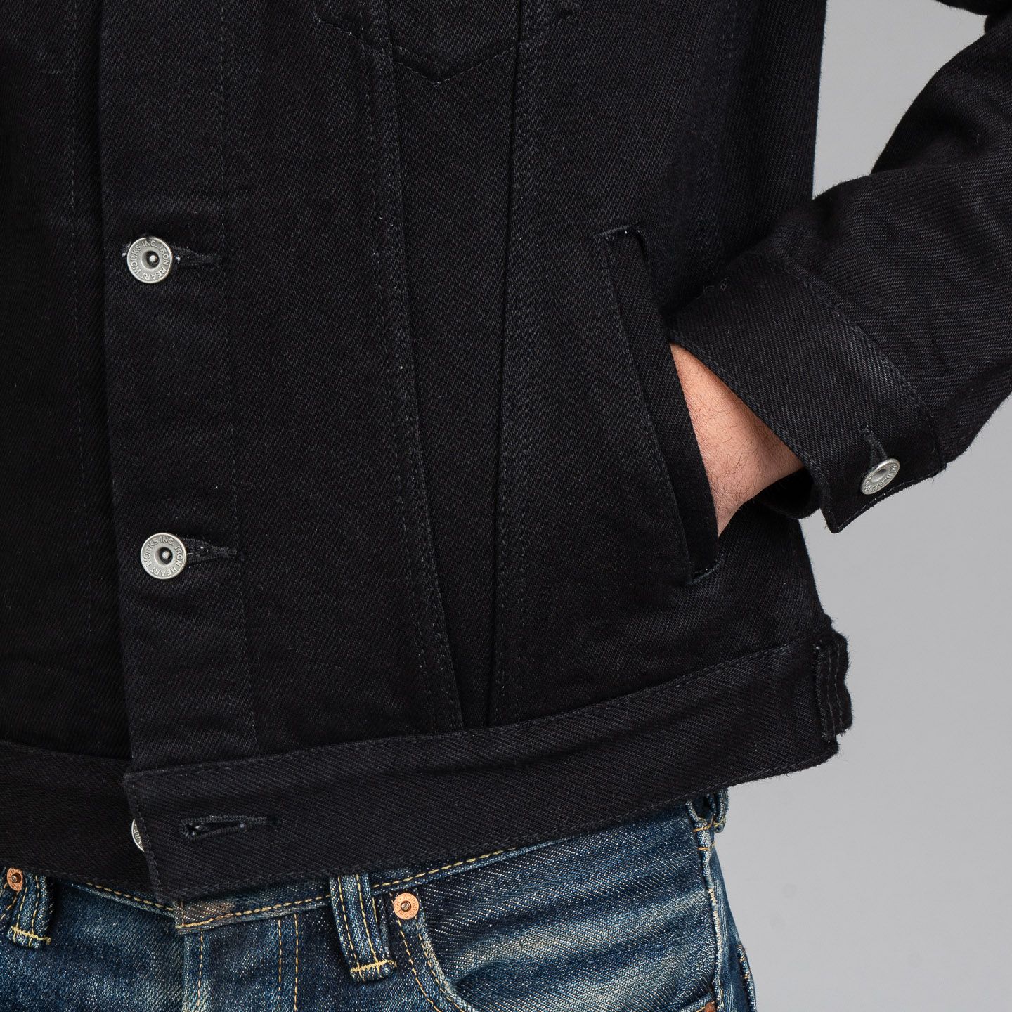 Iron Heart 21oz Denim Modified Type III Trucker Jacket