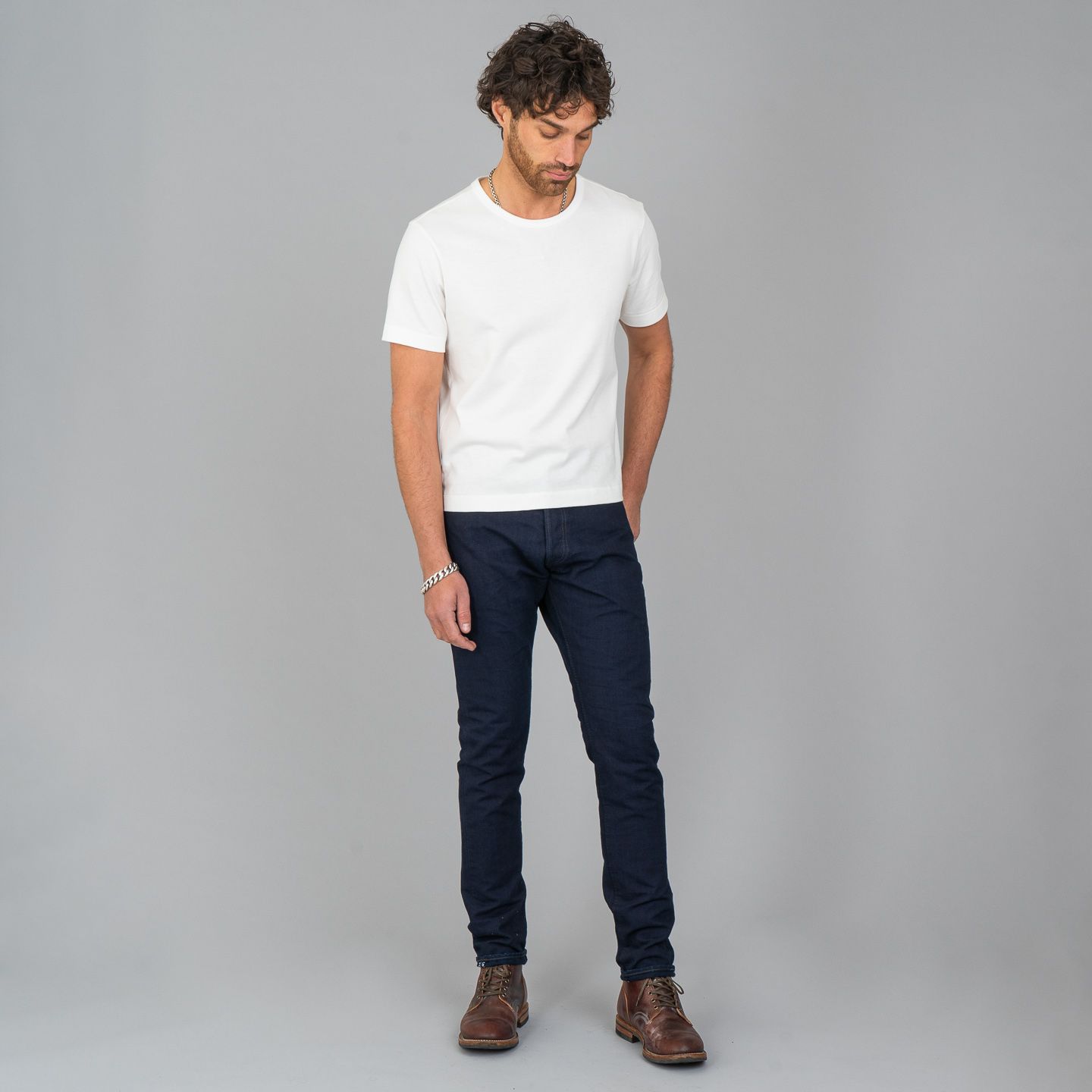 Pure Blue Japan Heavy Duck Canvas Indigo Pants - Relaxed Tapered
