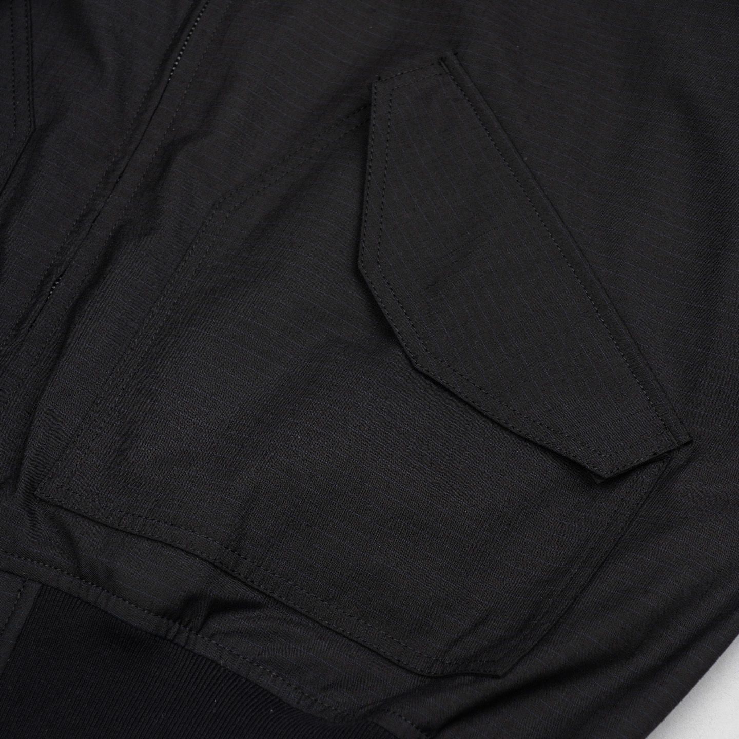 Comme des Garçons Homme Ripstop Bomber Jacket - Black