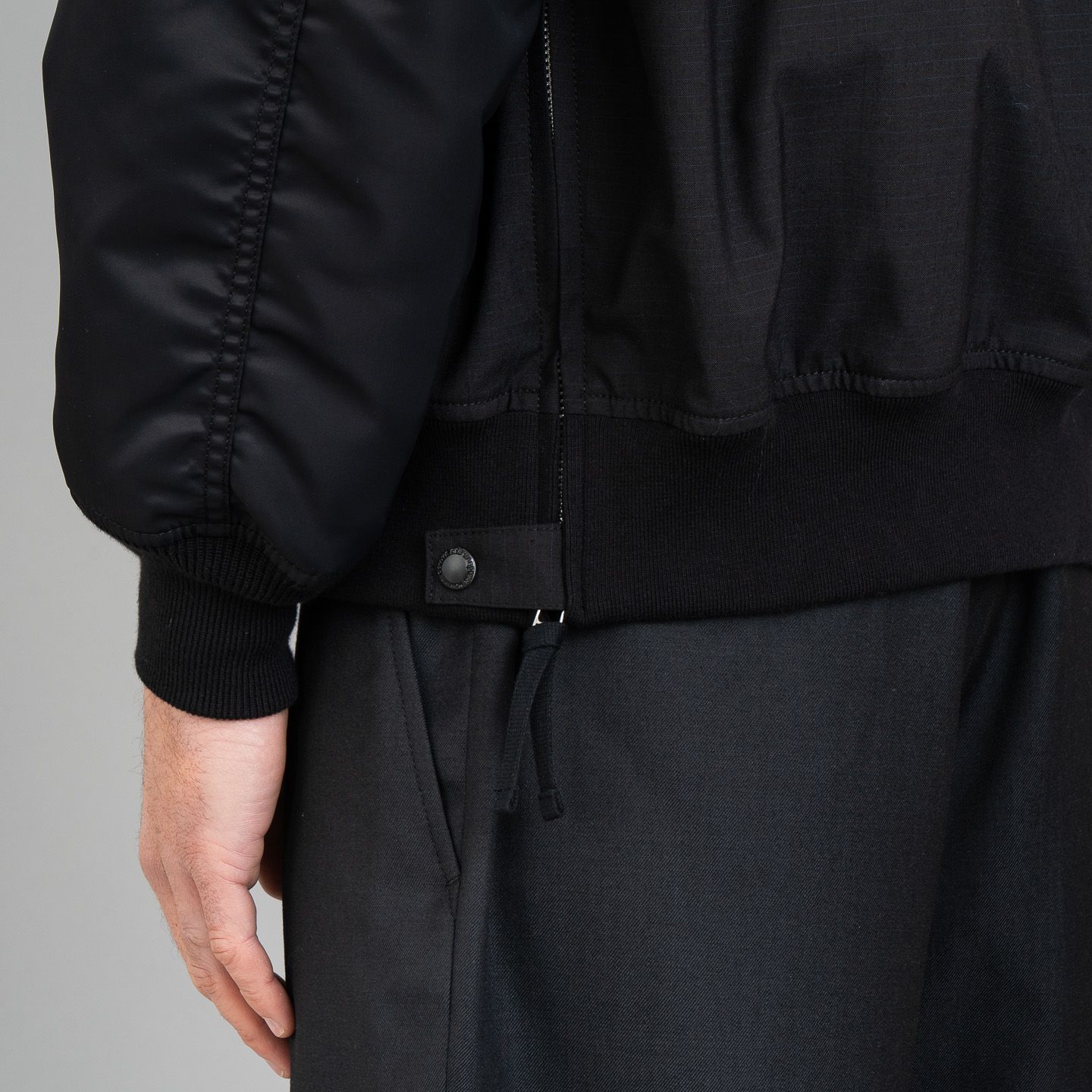 Comme des Garçons Homme Ripstop Bomber Jacket - Black Comme des Garçons Homme Ripstop Bomber Jacket - Black