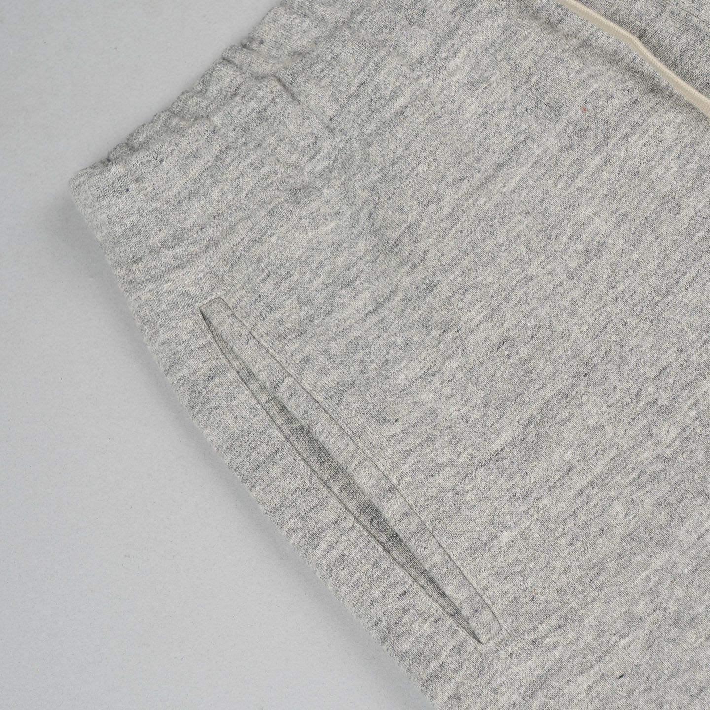 The Real McCoy's 9oz Loopwheeled Sweat Shorts - Grey