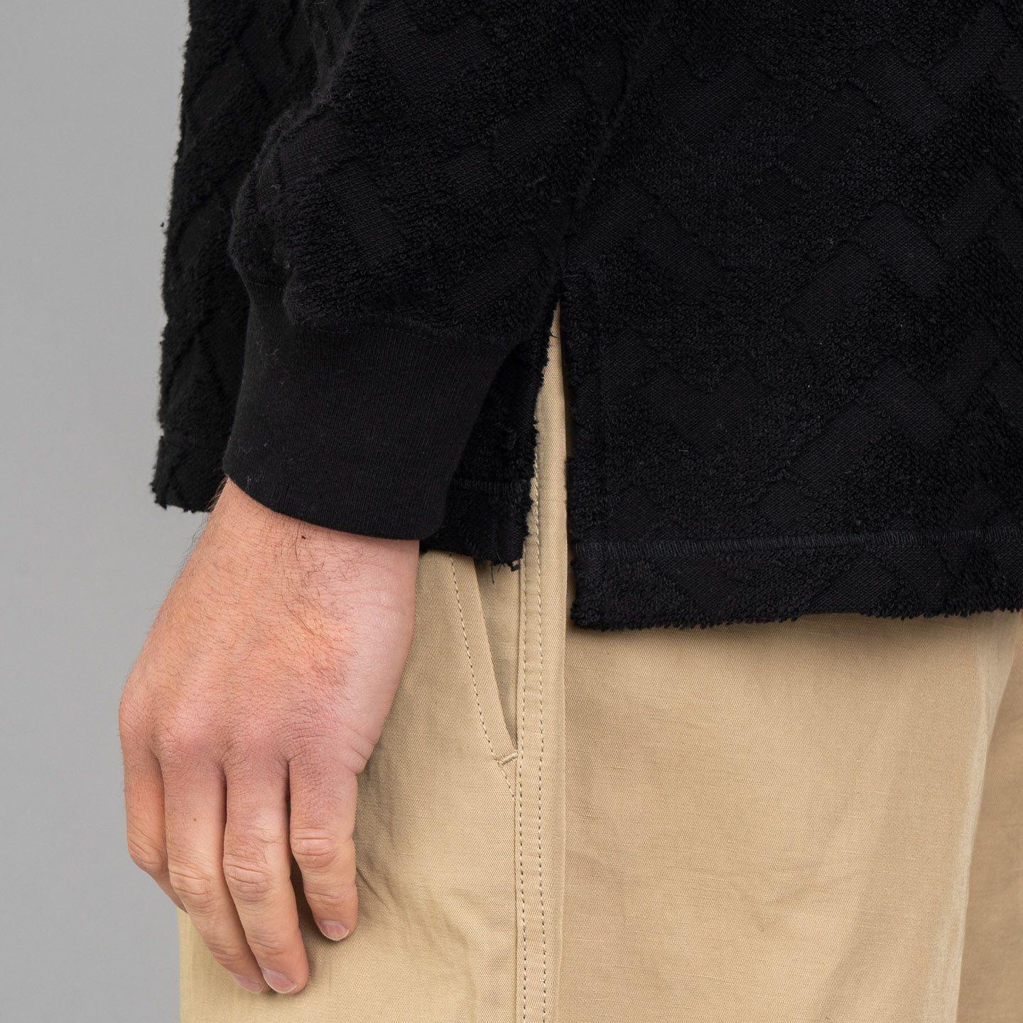 GQ2516◇COMMEdesGARCONS HOMME :25ss 綿度詰天竺 COMME des GARCONS HOMME - コムデギャルソンオム25SS 綿圧綿