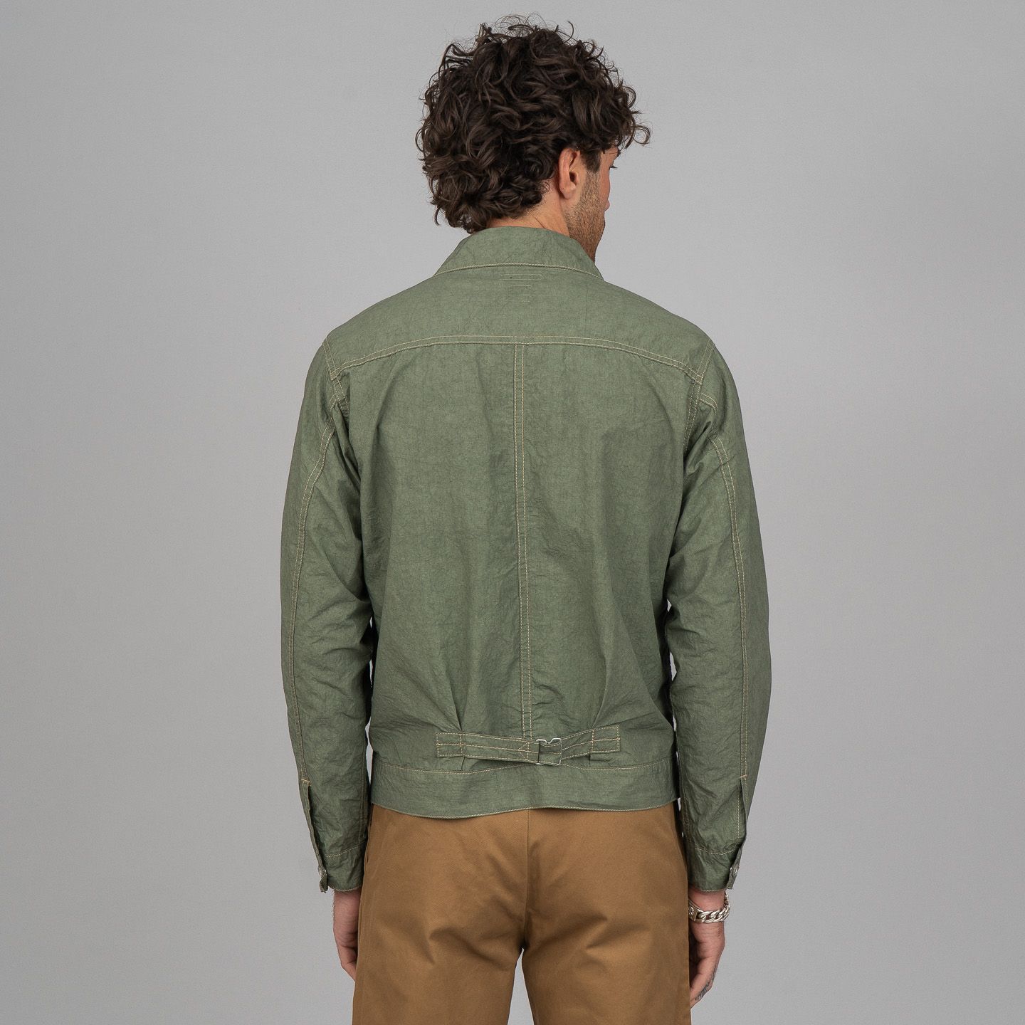 Seuvas Typewriter Trucker Jacket - Olive