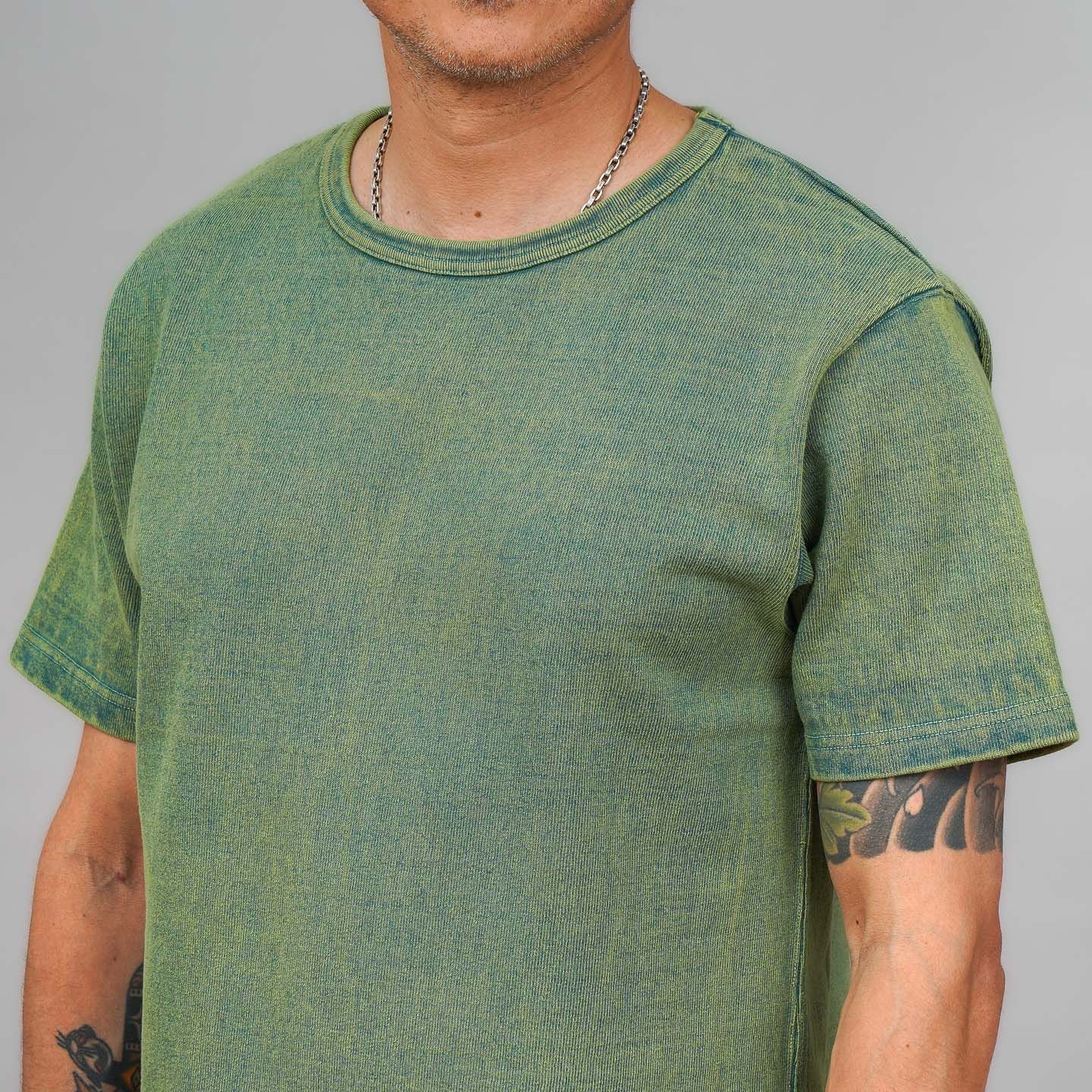 Green Extra Heavyweight T-Shirt - Samurai | Rivet & Hide
