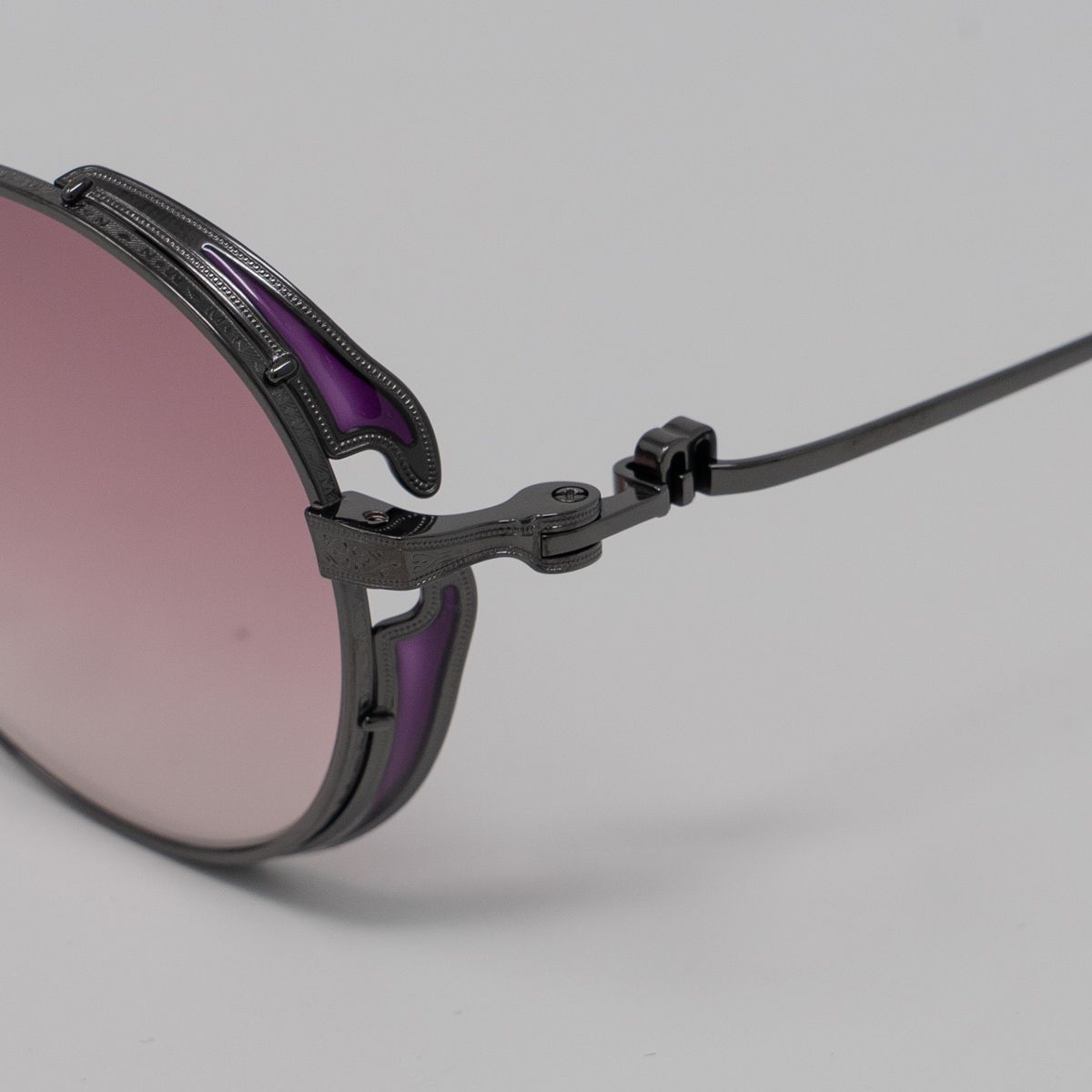 Matsuda M3152 Sunglasses - Ruthenium & Rose Gradient