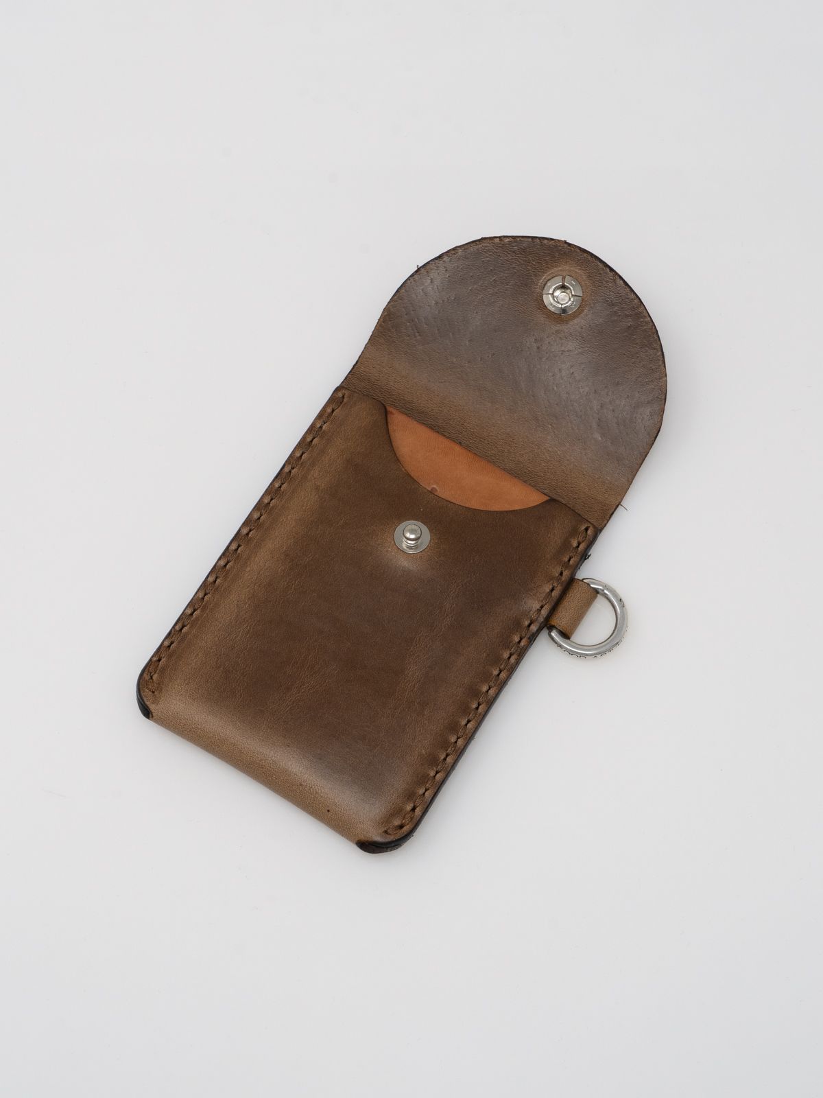 Good Art Snap Card Wallet - Natural Brown Horsehide