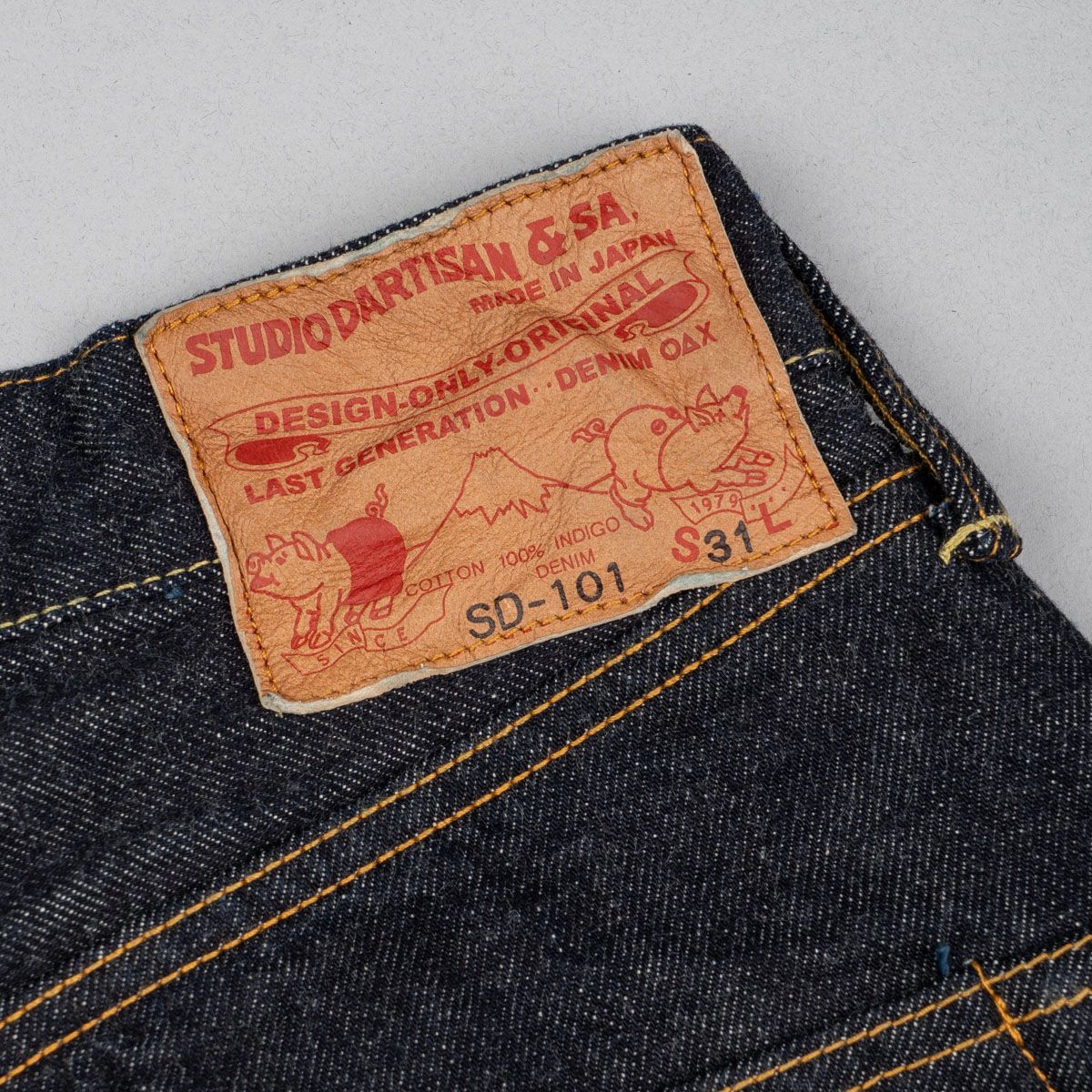 Studio D'Artisan SD-101 15oz Selvedge Jeans - Straight