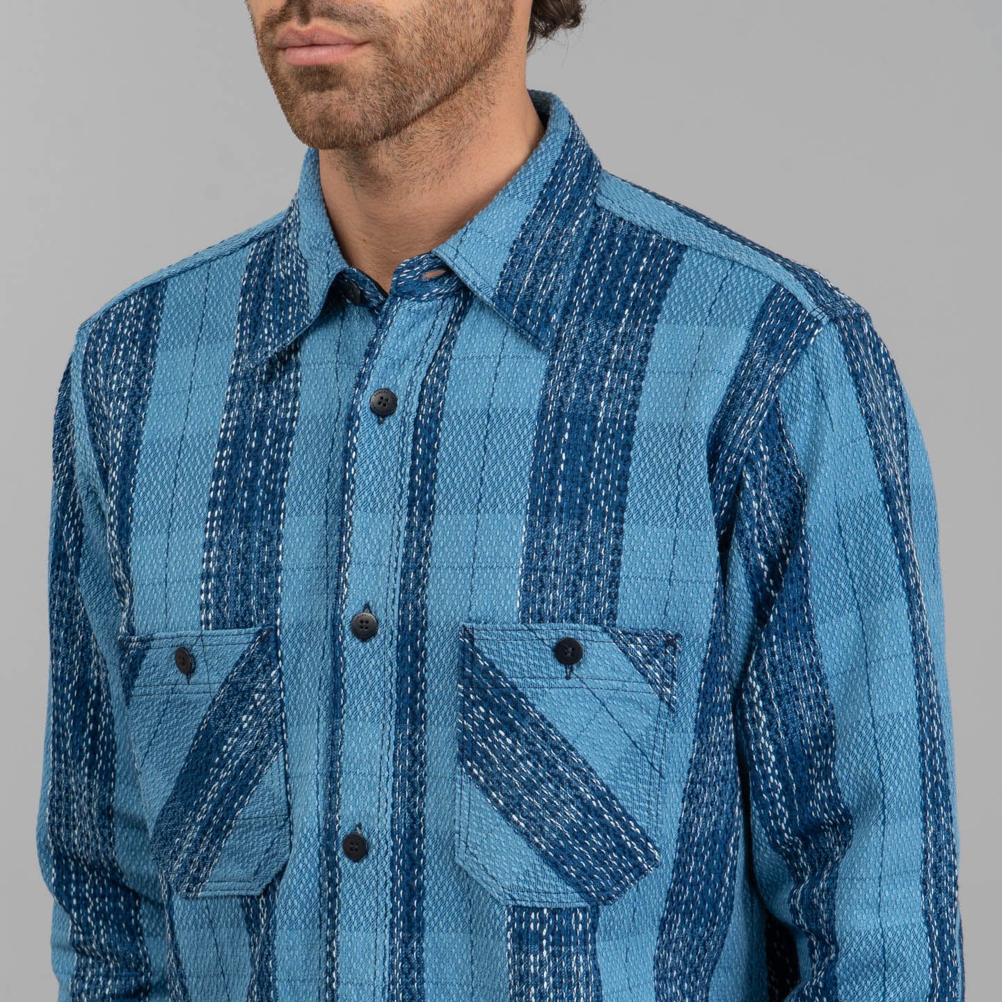 pokkoriD　半袖2点 ACID WASH STAR☆ PATCH OVER SHIRT｜CONVERSE TOKYO