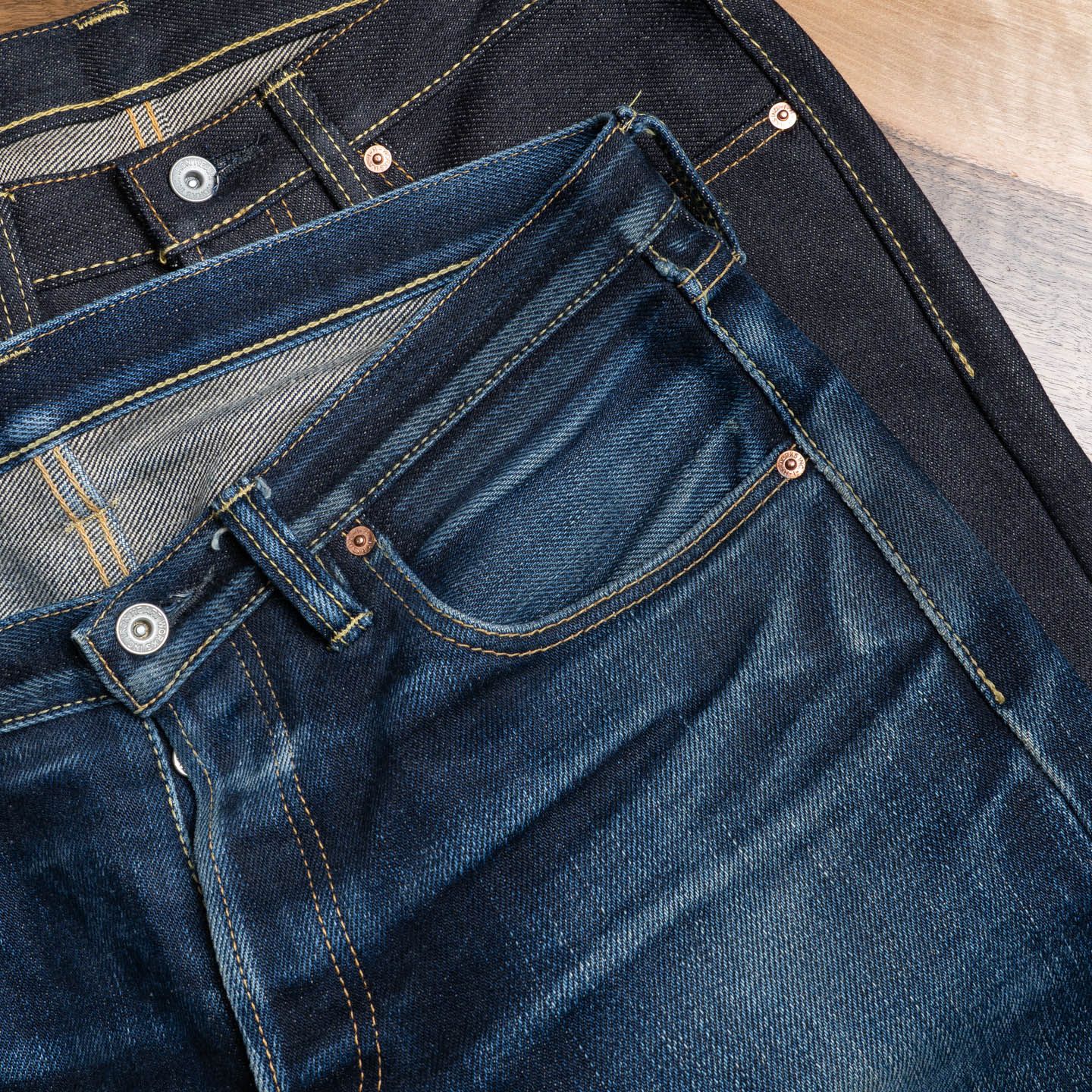 IRON HEART 555-XHS W34 L36 濃紺ジーンズ Iron Heart IH-555-XHS - Indigo 25oz Selvedge Denim Super