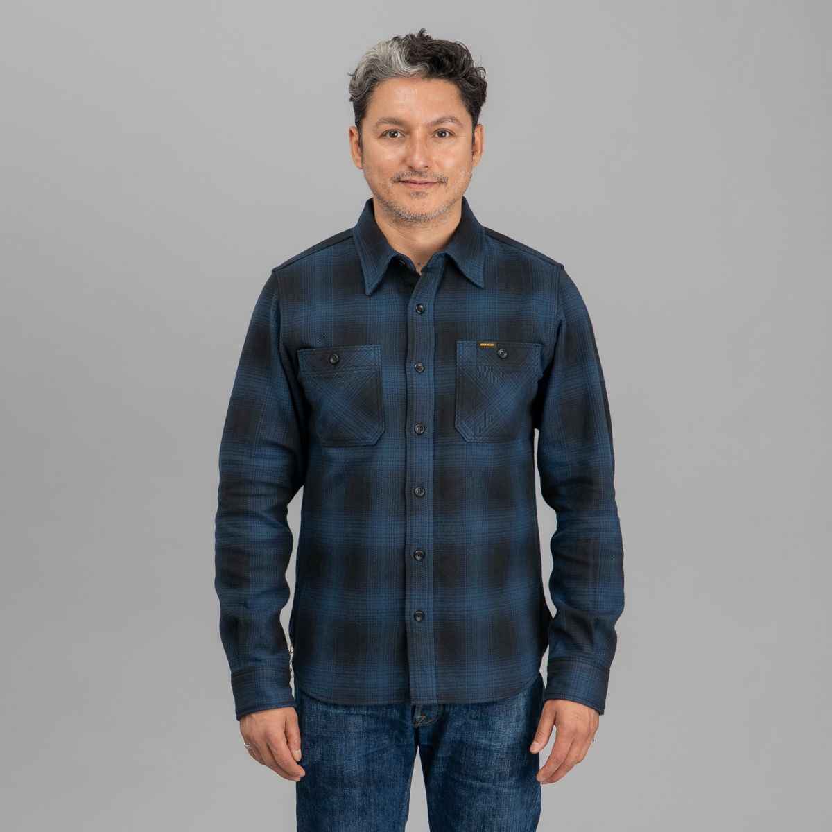 hamachan_dayo　0913 Iron Heart IHSH-265 Ultra Heavy Flannel Ombré Check Work