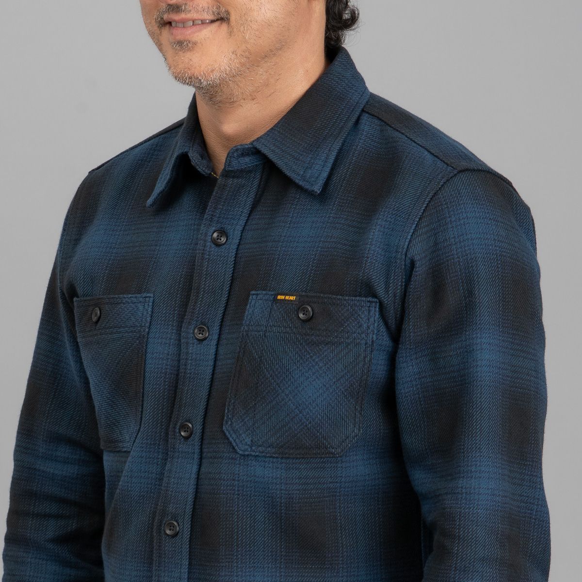 hamachan_dayo　0913 Iron Heart IHSH-265 Ultra Heavy Flannel Ombré Check Work