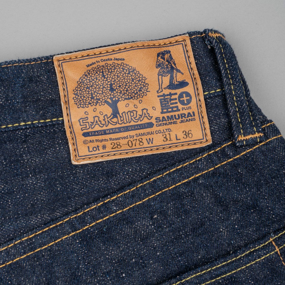 Samurai S500AX AI Plus Sakura 18oz Jeans - Straight