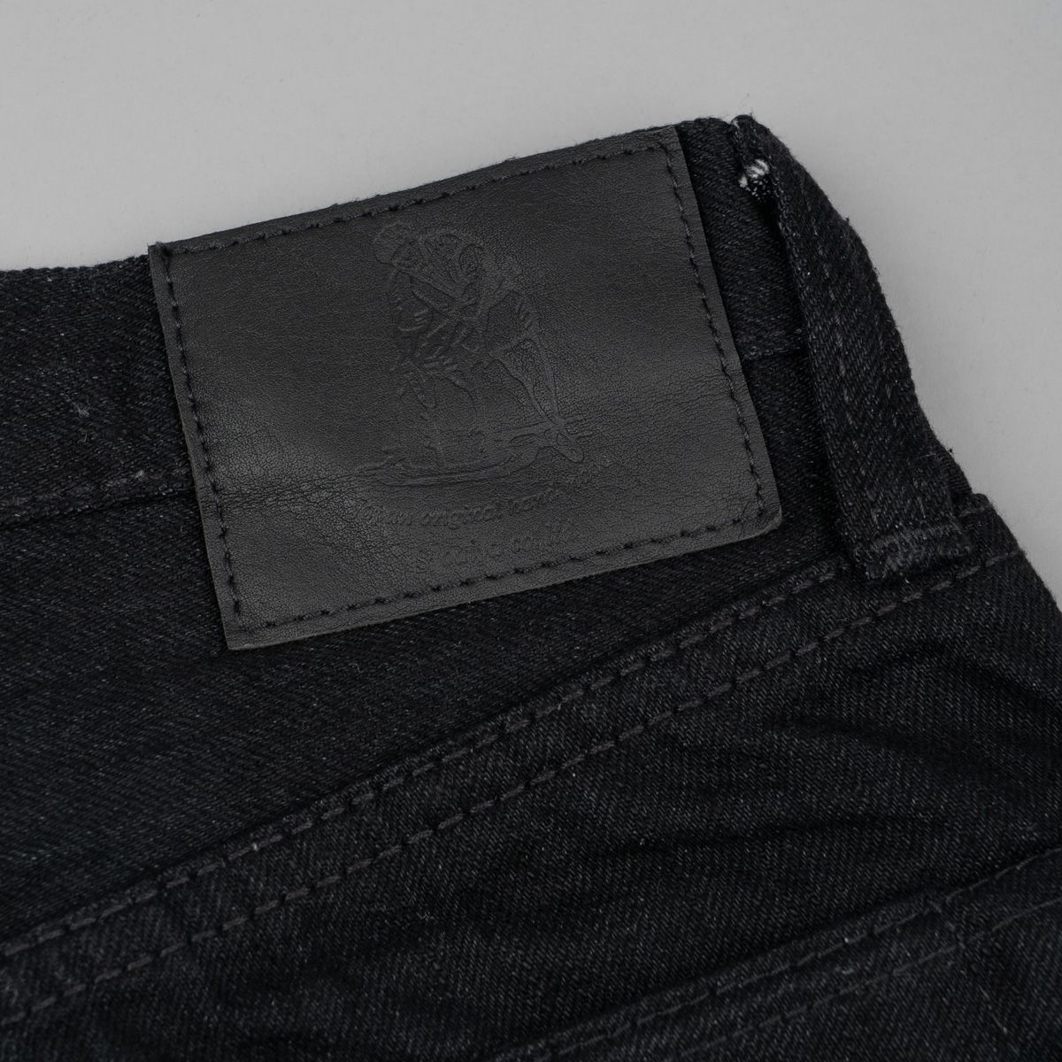 Pure Blue Japan XX-013-BK Double Black Jeans - Slim Tapered