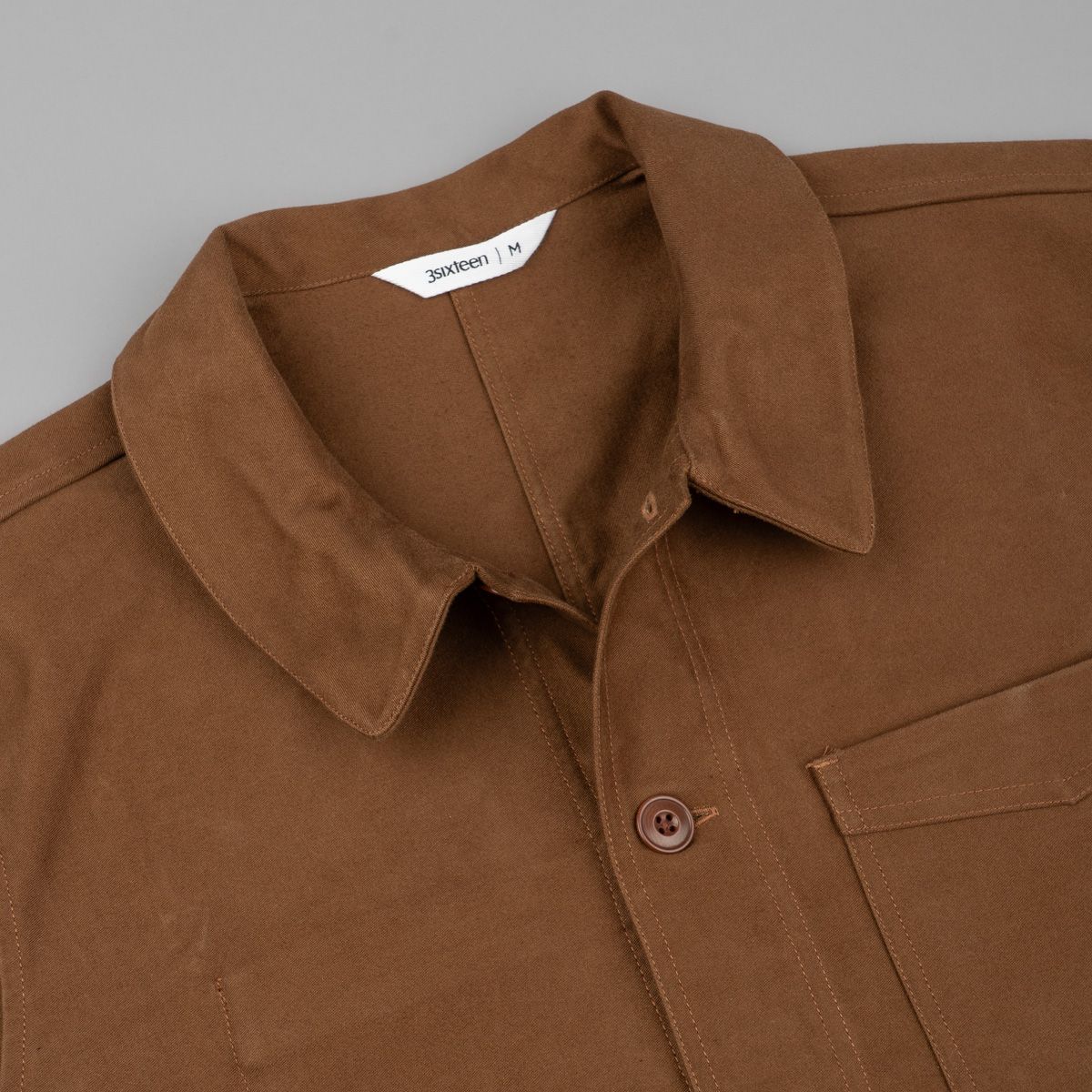 ジャケット・アウター French Work JKT Moleskin Cotton Twill French Work Jacket ~ Brown Moleskin – 3sixteen