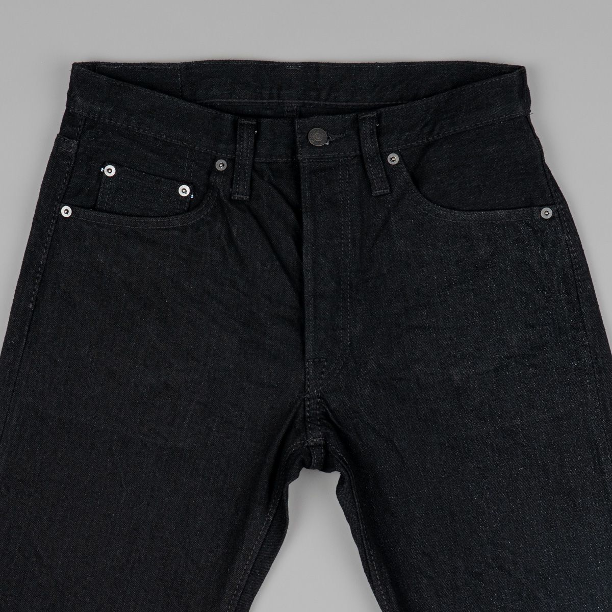 Pure Blue Japan XX-003-BK Double Black Jeans - Straight