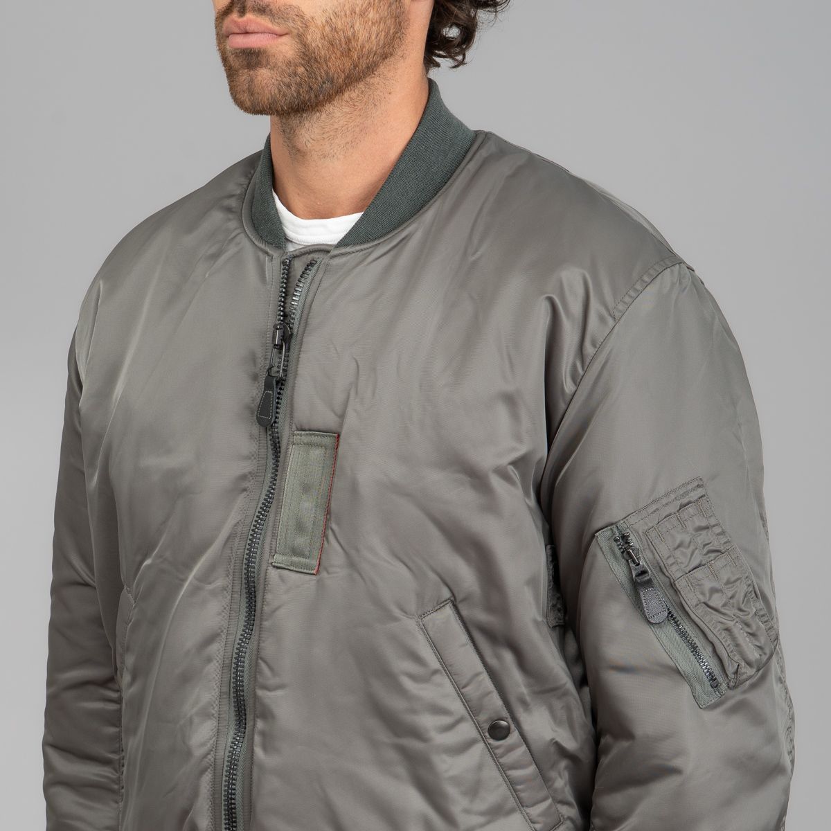 The Real McCoy's MA-1 Flight Jacket - Sage Green