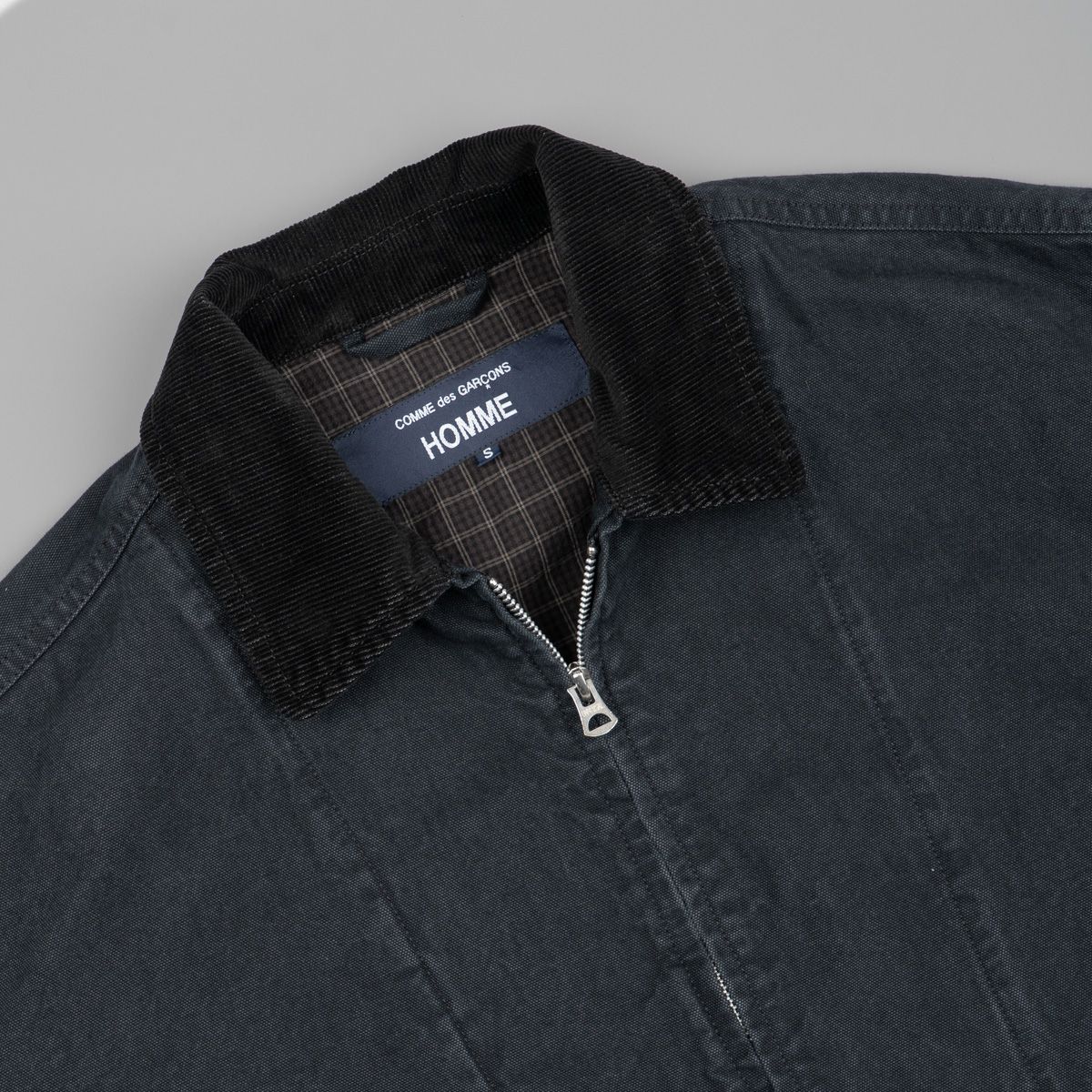 Comme des Garçons Homme Garment-Dyed Work Jacket - Black