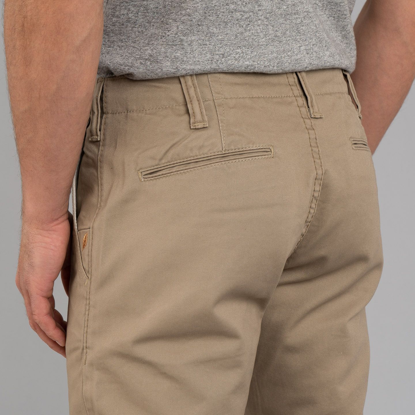 Relaxed Tapered Cotton Chinos Beige - Pure Blue Japan | R&H Relaxed Tapered Cotton Chinos Beige - Pure Blue Japan | R&H
