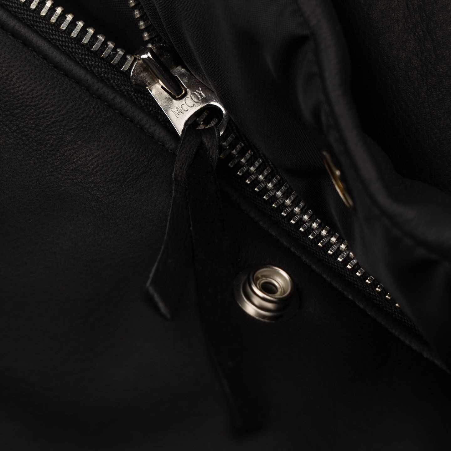 MJ23119 Deerskin Down Jacket Black - The Real McCoy's | R&H MJ23119 Deerskin Down Jacket Black - The Real McCoy's | R&H