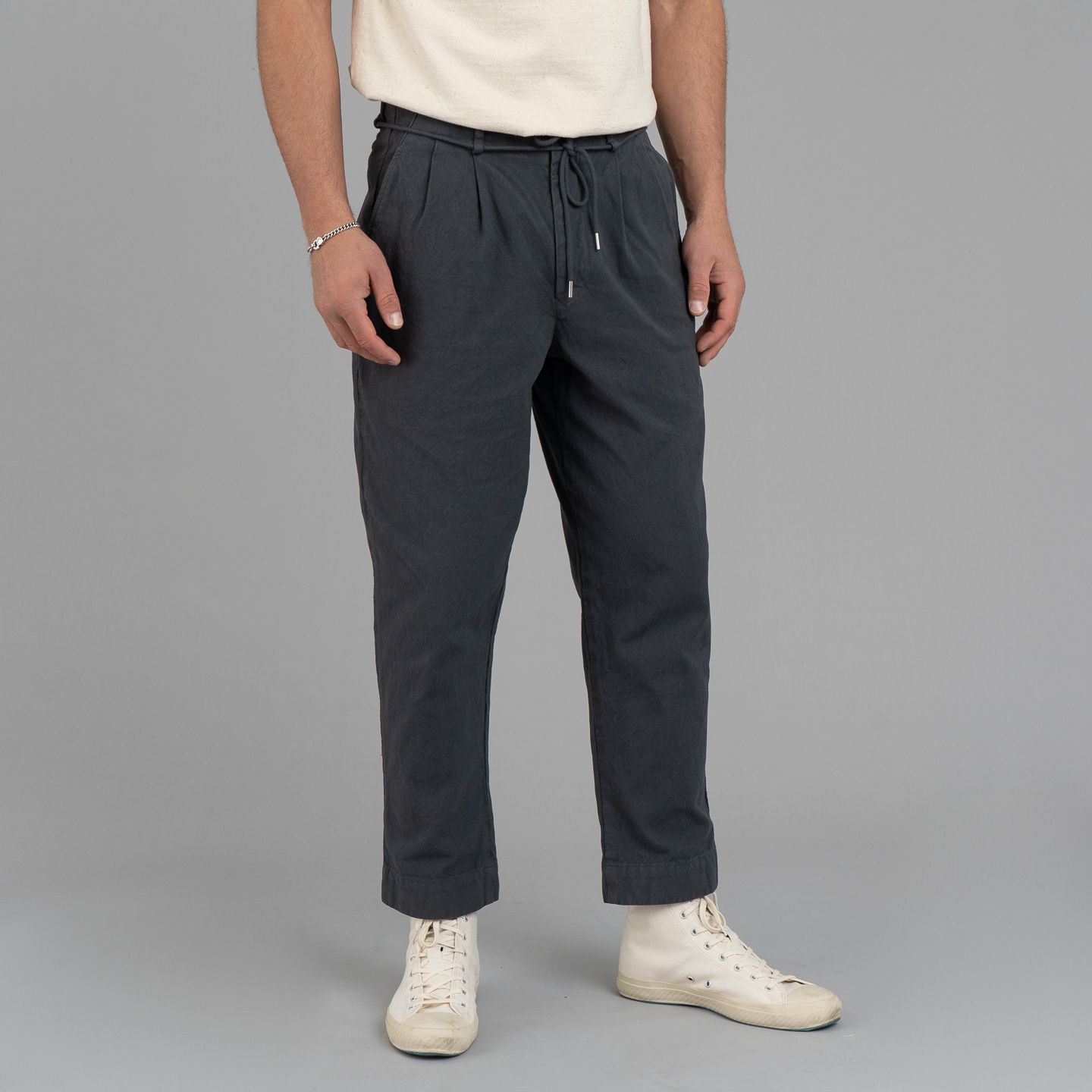 Tapered Easy Pants Charcoal - Seuvas | Rivet & Hide Tapered Easy Pants Charcoal - Seuvas | Rivet & Hide