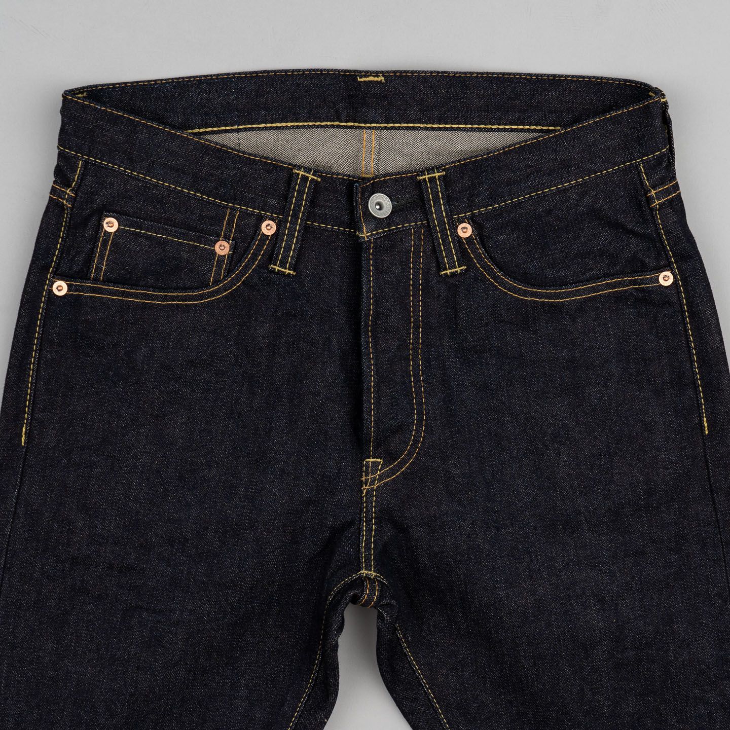 IH-555SBR-14 Super Slim Broken Twill Jeans - Iron Heart I R&H