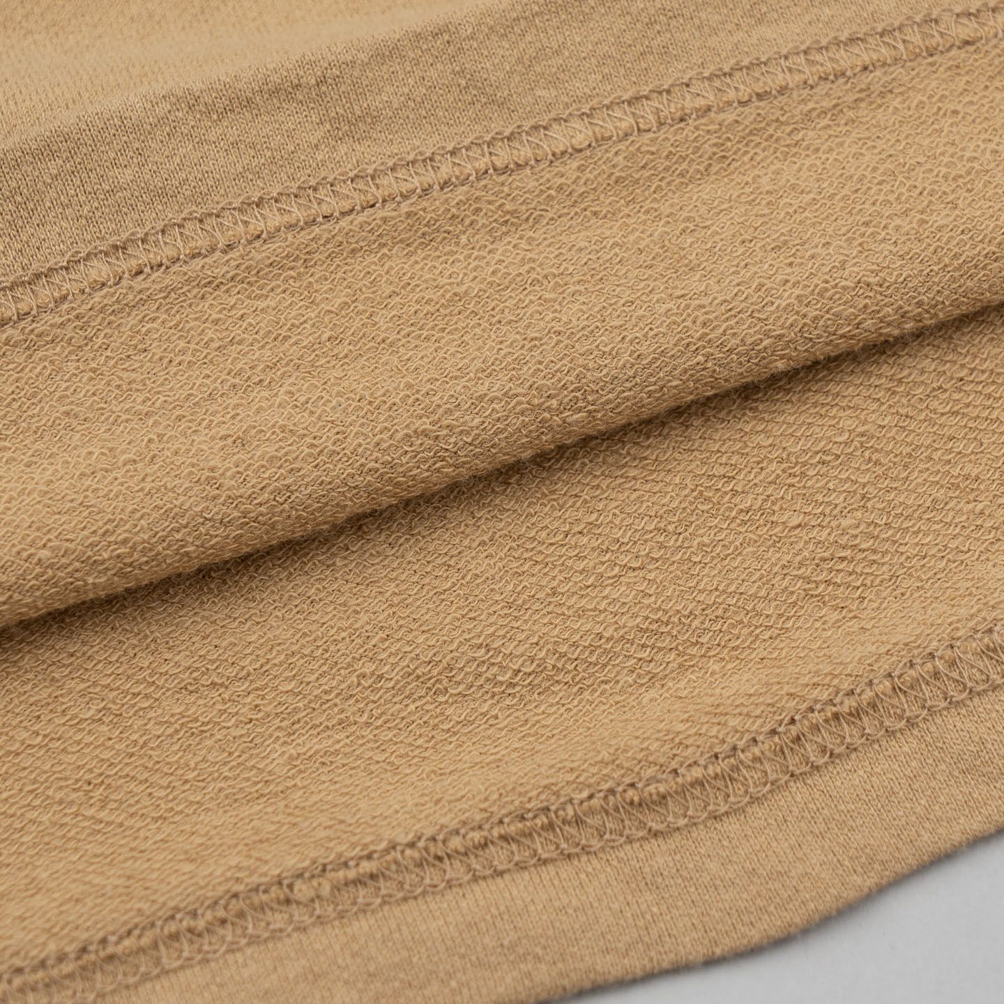 Inlay Loopwheeled Tee Beige - Samurai | Rivet & Hide Inlay Loopwheeled Tee Beige - Samurai | Rivet & Hide