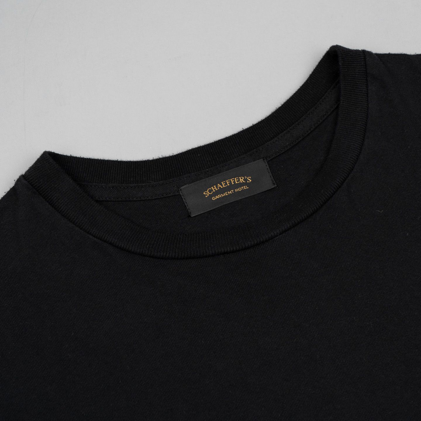 Ringspun T-Shirt Washed Black - Schaeffer's Garment Hotel | R&H