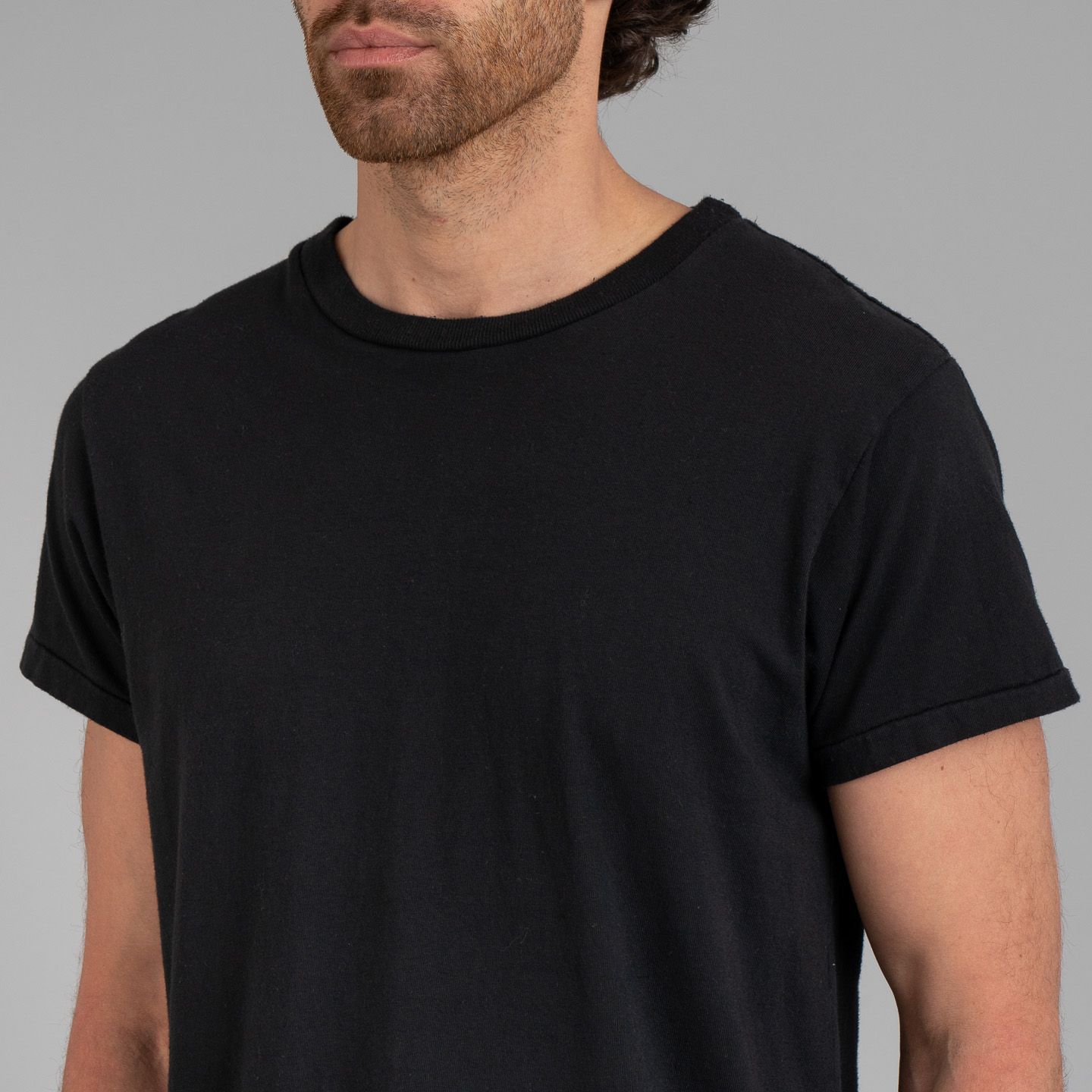Ringspun T-Shirt Washed Black - Schaeffer's Garment Hotel | R&H