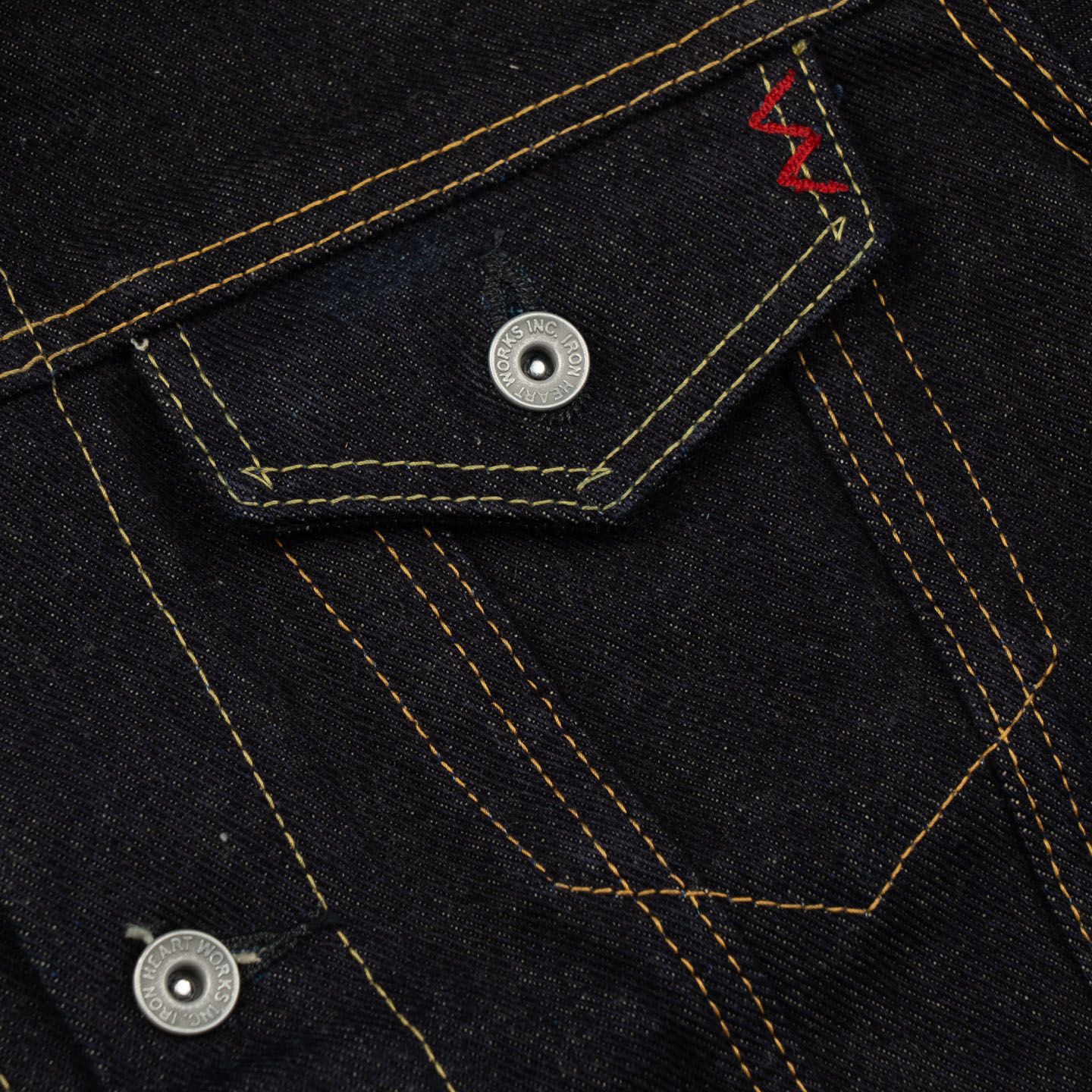 19oz Left-Hand Twill Type III - Iron Heart | Rivet & Hide 19oz Left-Hand Twill Type III - Iron Heart | Rivet & Hide