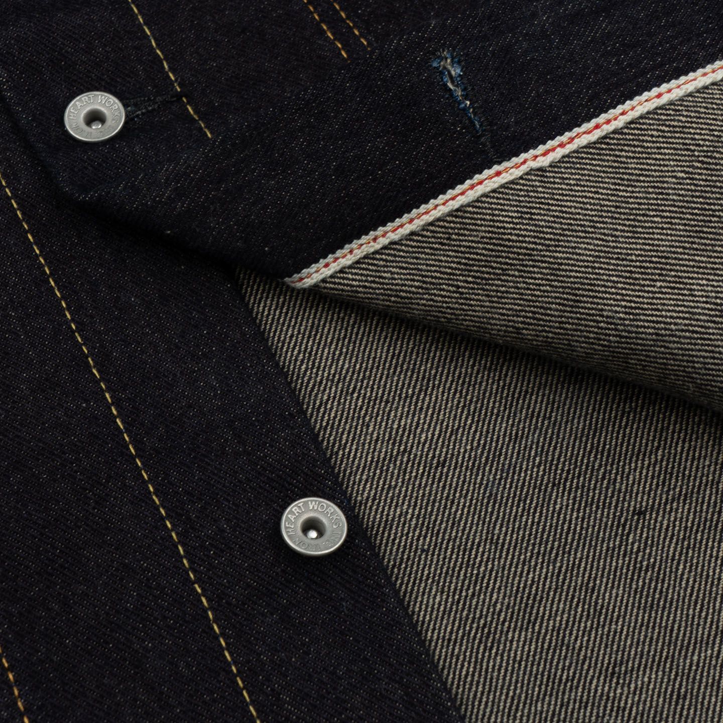 19oz Left-Hand Twill Type III - Iron Heart | Rivet & Hide 19oz Left-Hand Twill Type III - Iron Heart | Rivet & Hide