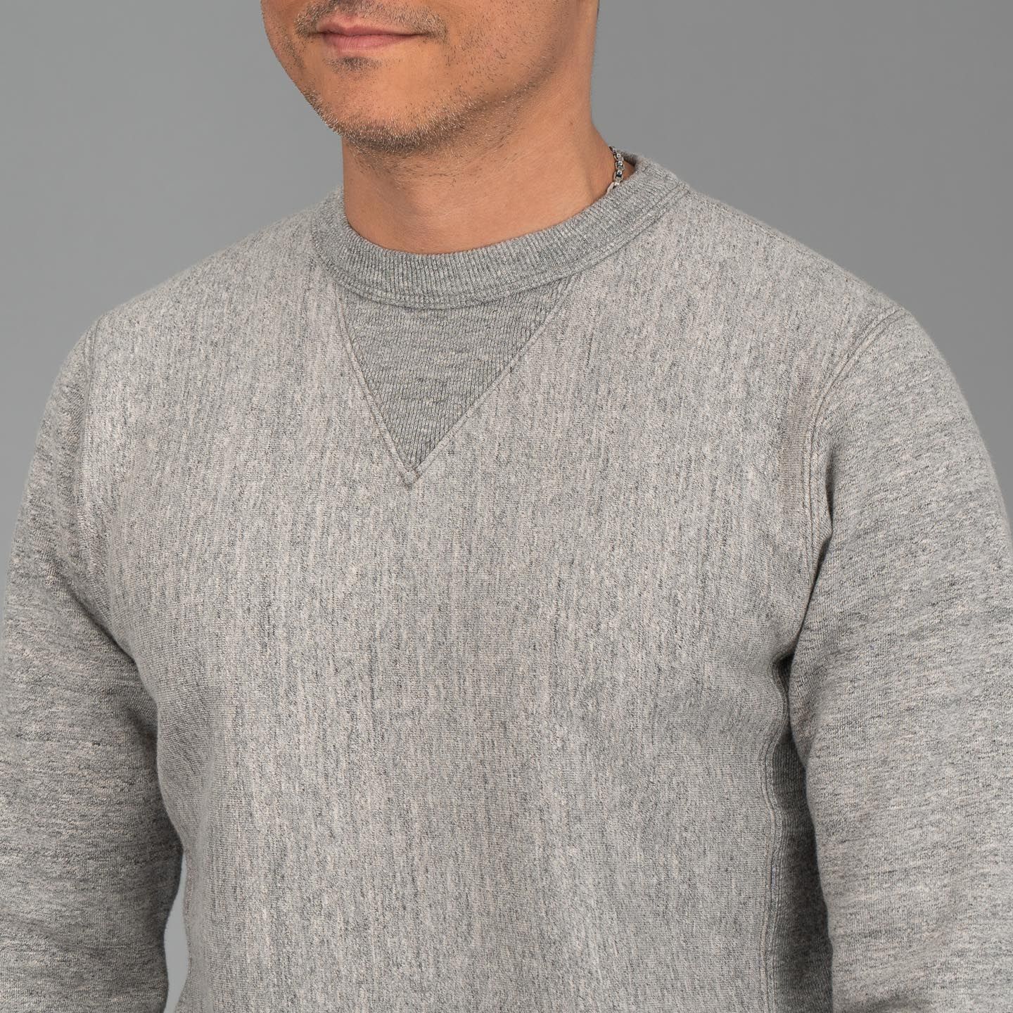 Puca Purcara Loopwheel Sweatshirt - Grey - UES | Rivet & Hide