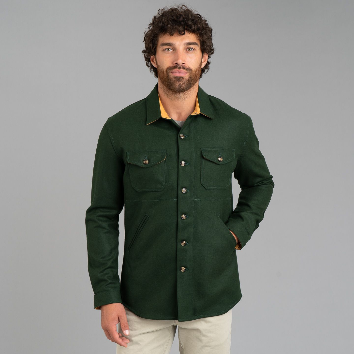 Ron Herman Cotton Melton Shirt アウター - ジャケット・アウター