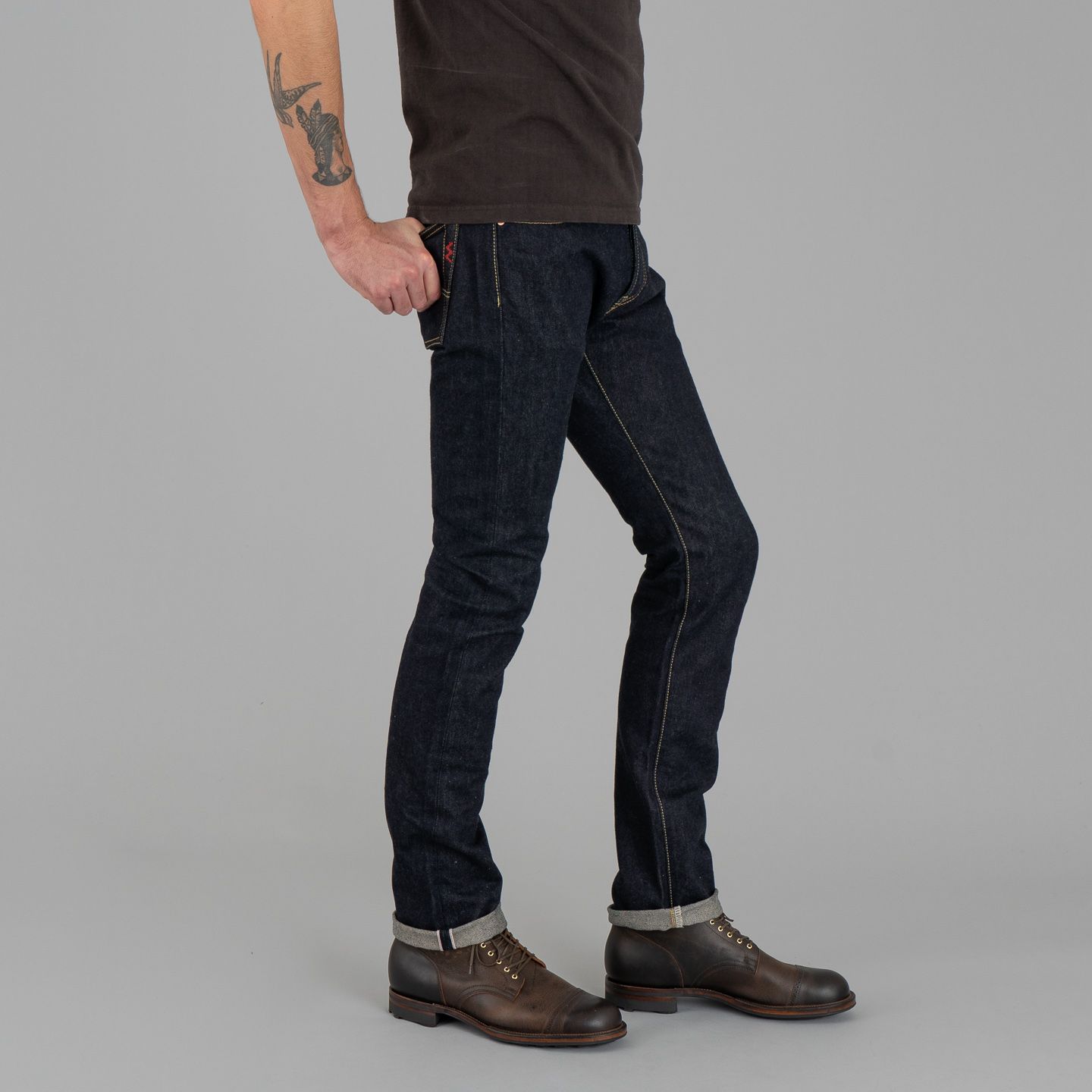 Iron Heart IH-555S-142 14oz Selvedge Denim Super Slim Cut