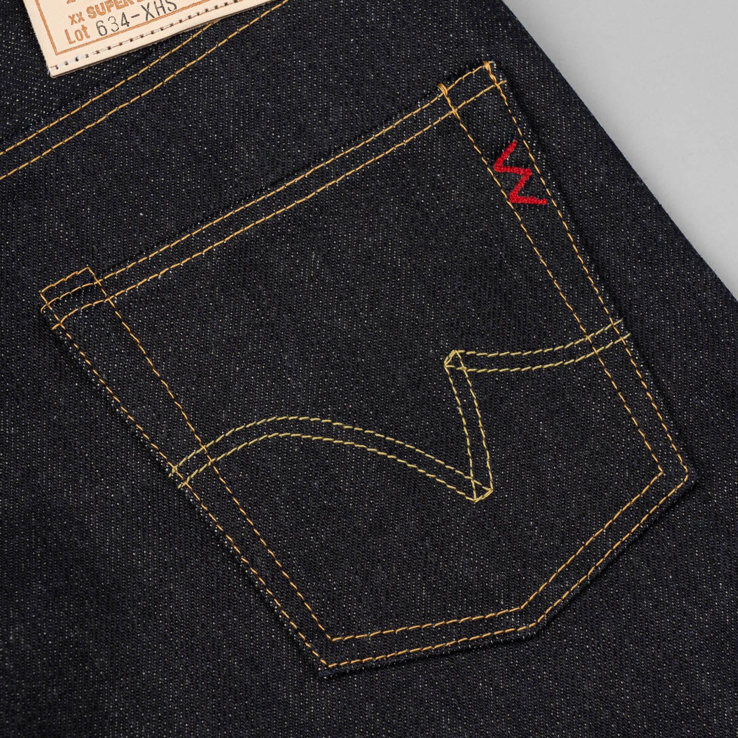 IH-634-XHS 25oz Indigo Selvedge Straight Jeans - Iron Heart IH-634-XHS 25oz Indigo Selvedge Straight Jeans - Iron Heart
